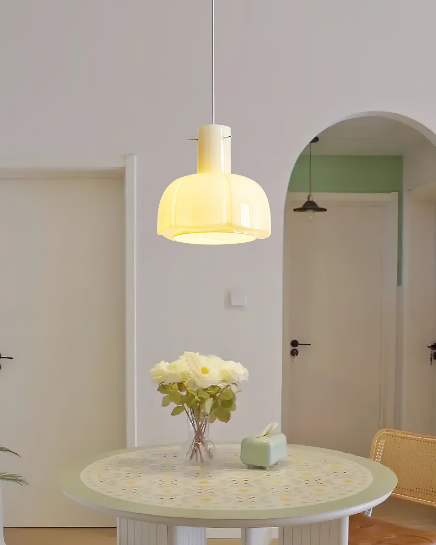Pavina Pendant Lamp Glossy Pastel Blossom - Letslighting