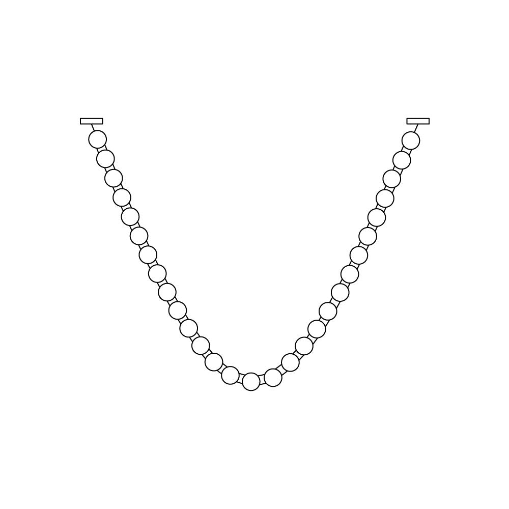 Icarara Modern Minimalist Pearl Necklace Glass Chandelier - Letslighting