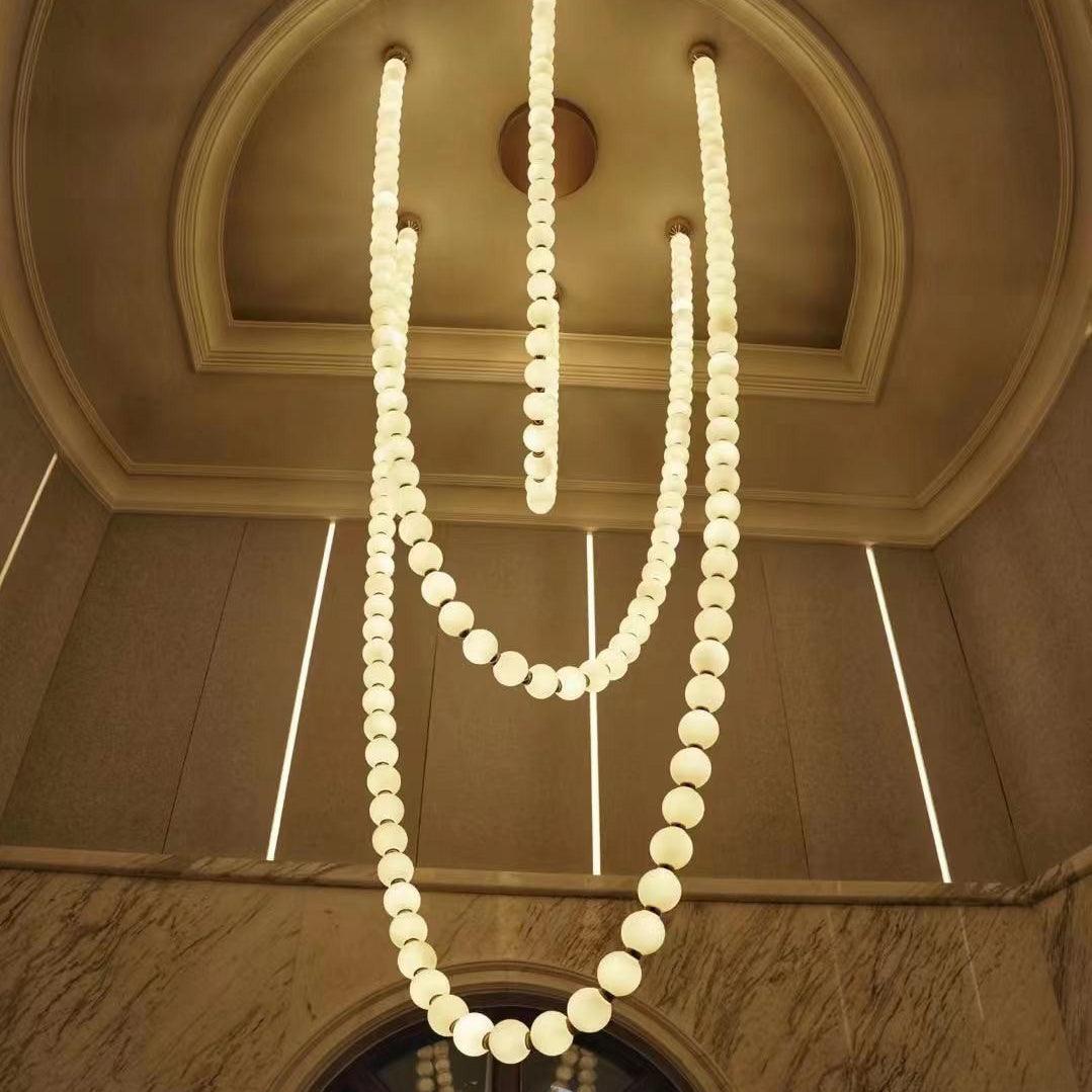 Petal Chandelier Luxurious Pearl Necklace - Letslighting