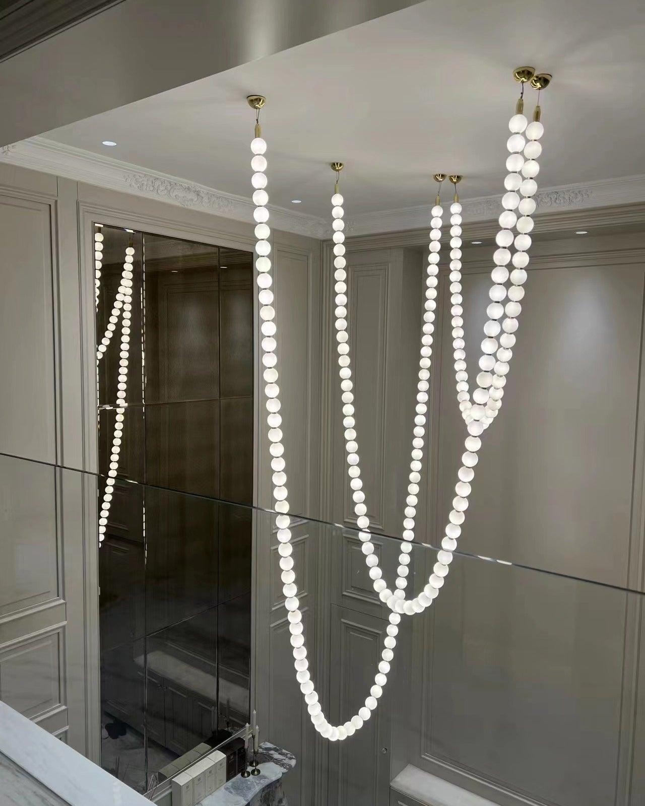 Petal Chandelier Luxurious Pearl Necklace - Letslighting