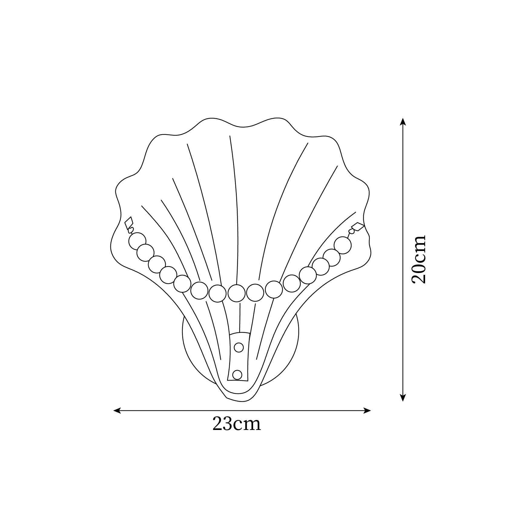 Pearl Wall Lamp Shell Elegant - Letslighting