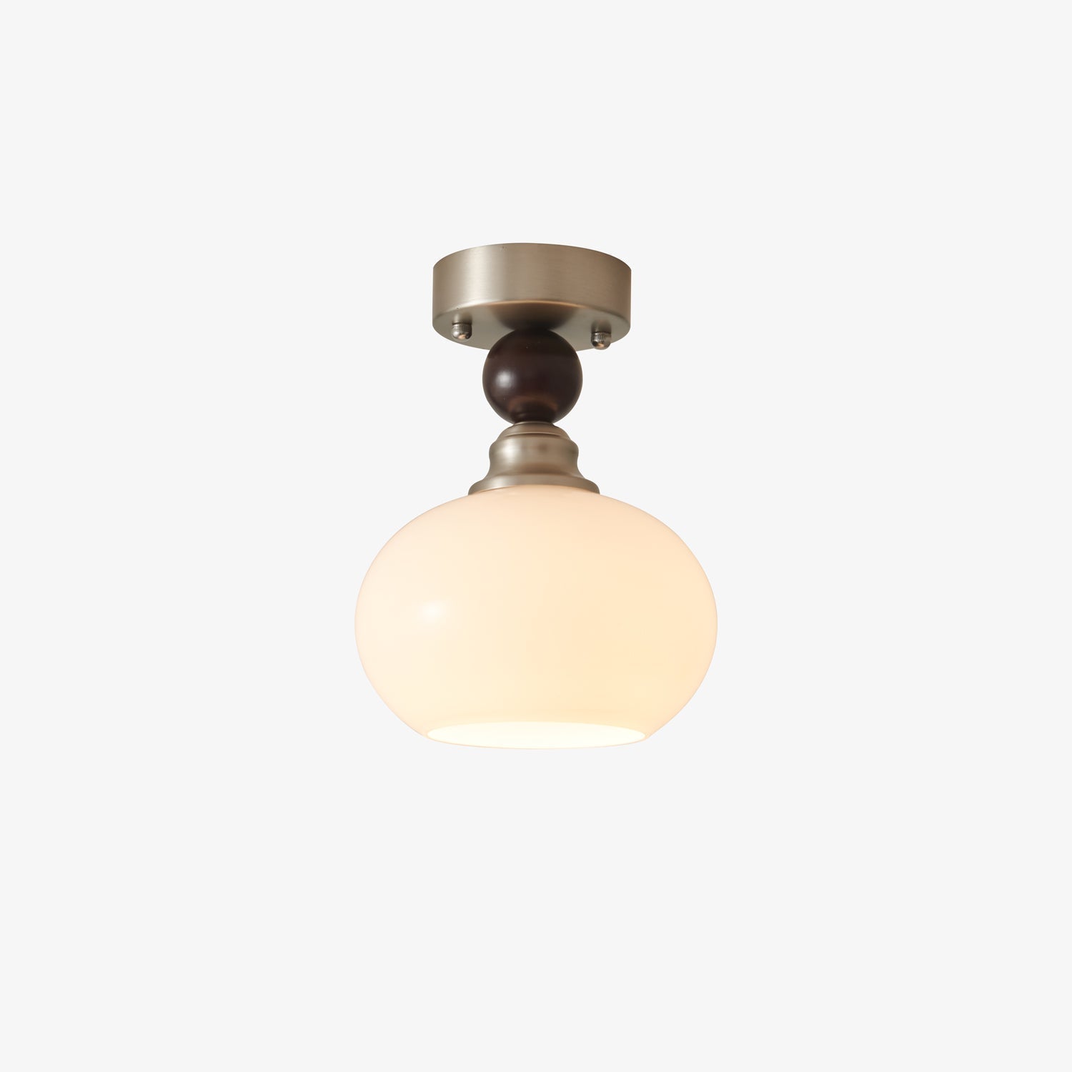 Ivcarila Modern Minimalist Pearl Sphere Glass Ceiling Lamp - Letslighting