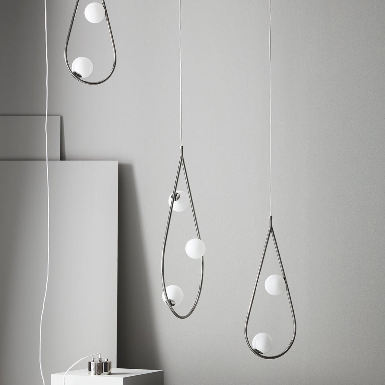 Ertheion Modern Minimalist Pearls Brass Glass Pendant Lamp - Letslighting