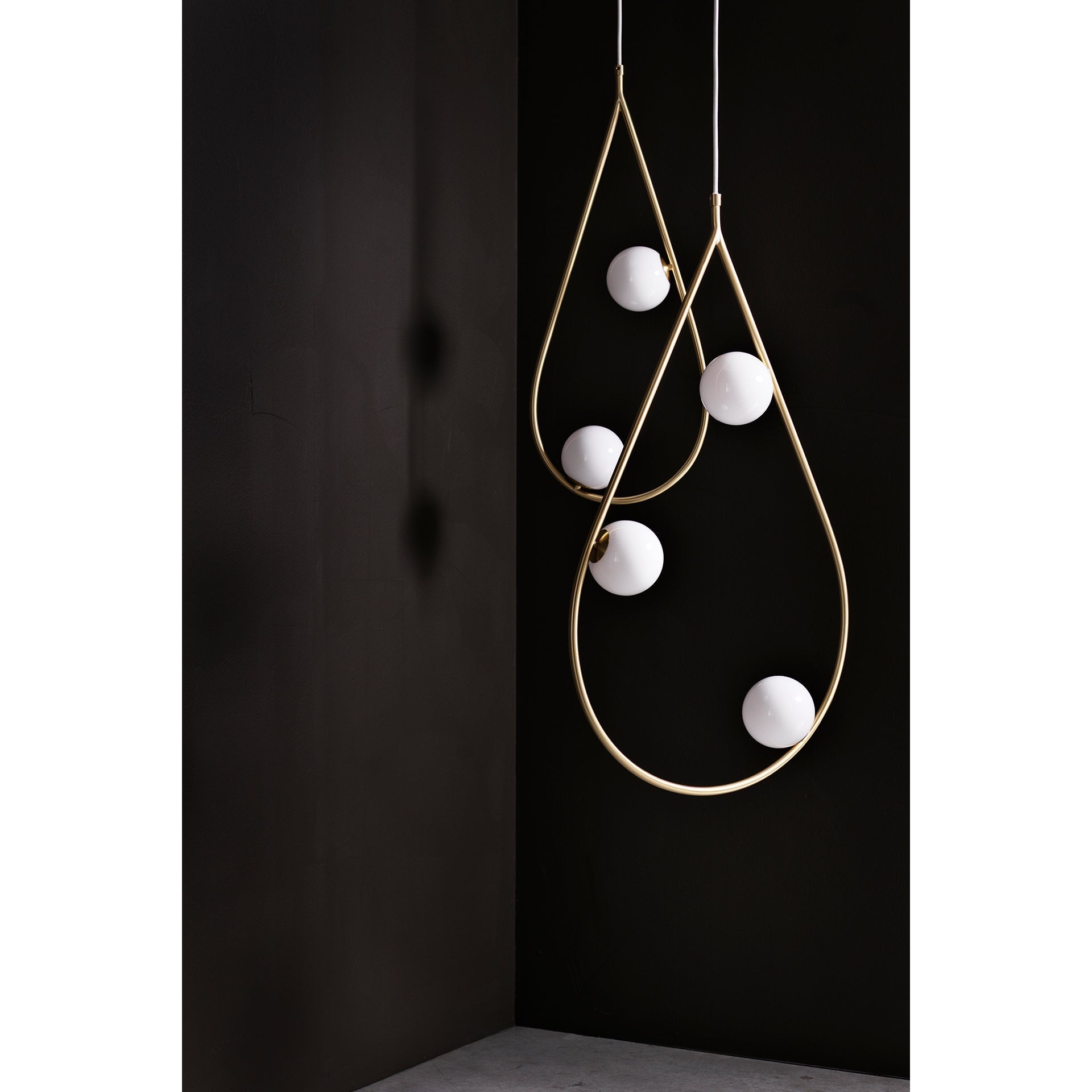 Ertheion Modern Minimalist Pearls Brass Glass Pendant Lamp - Letslighting