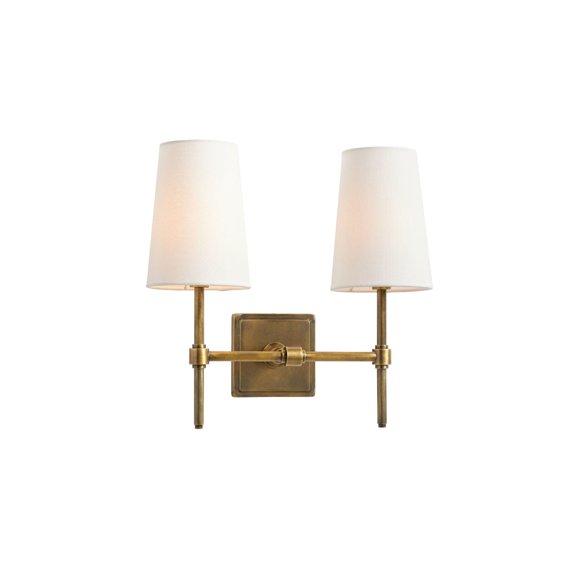 Vicarara Vintage Industrial Brass Fabric Wall Lamp - Letslighting