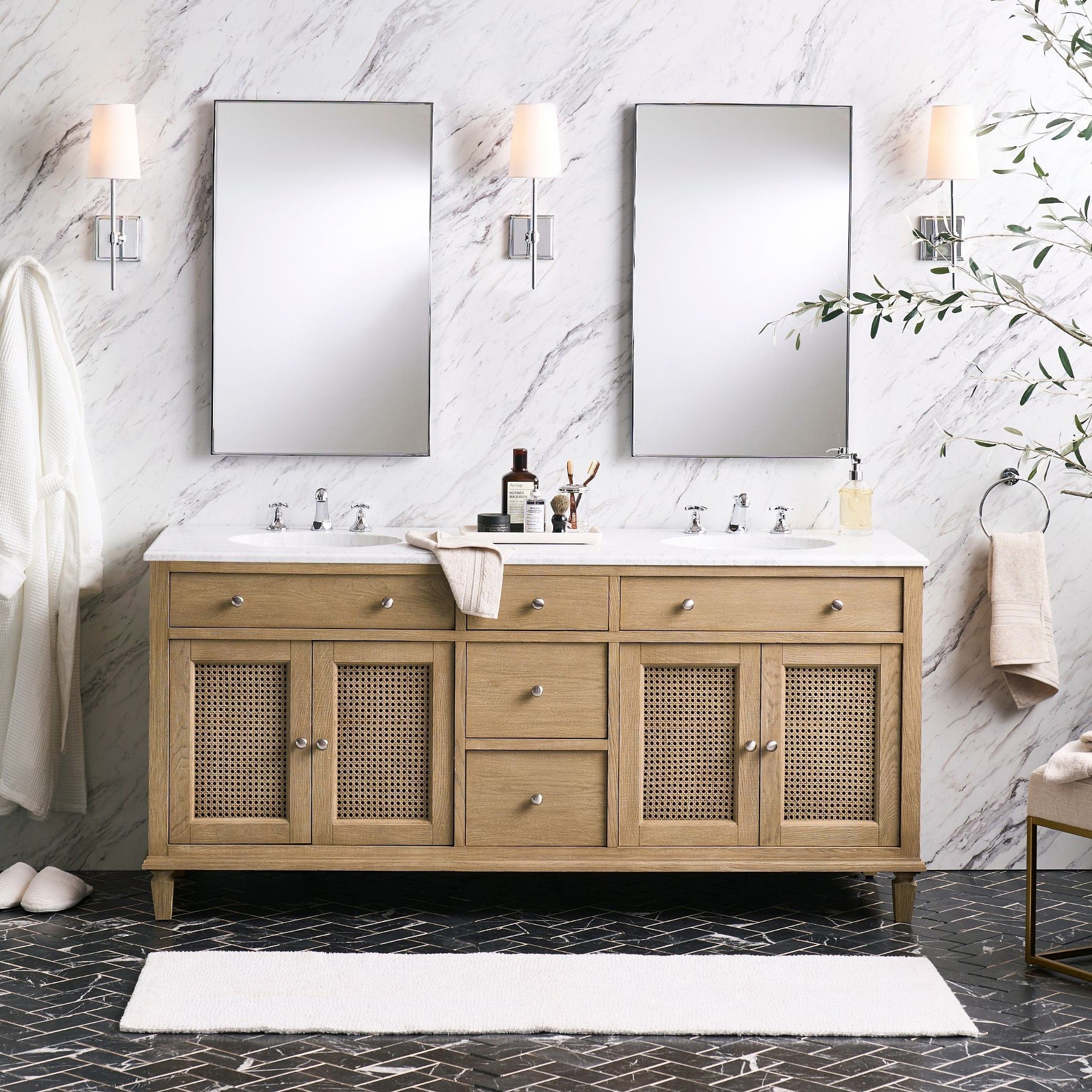 Vicarara Vintage Industrial Brass Fabric Wall Lamp - Letslighting