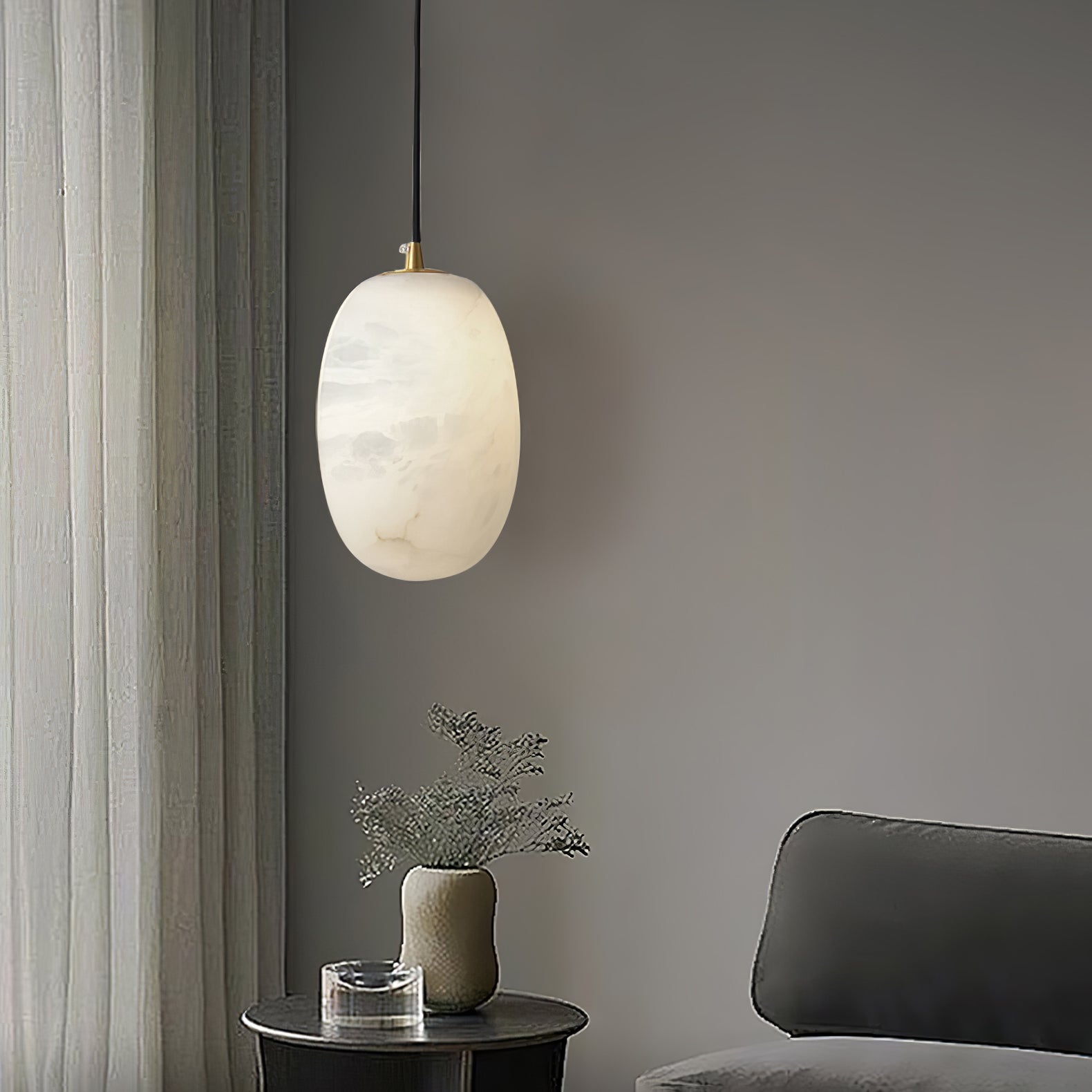 Vevelila Alabaster Pendant Light - Letslighting