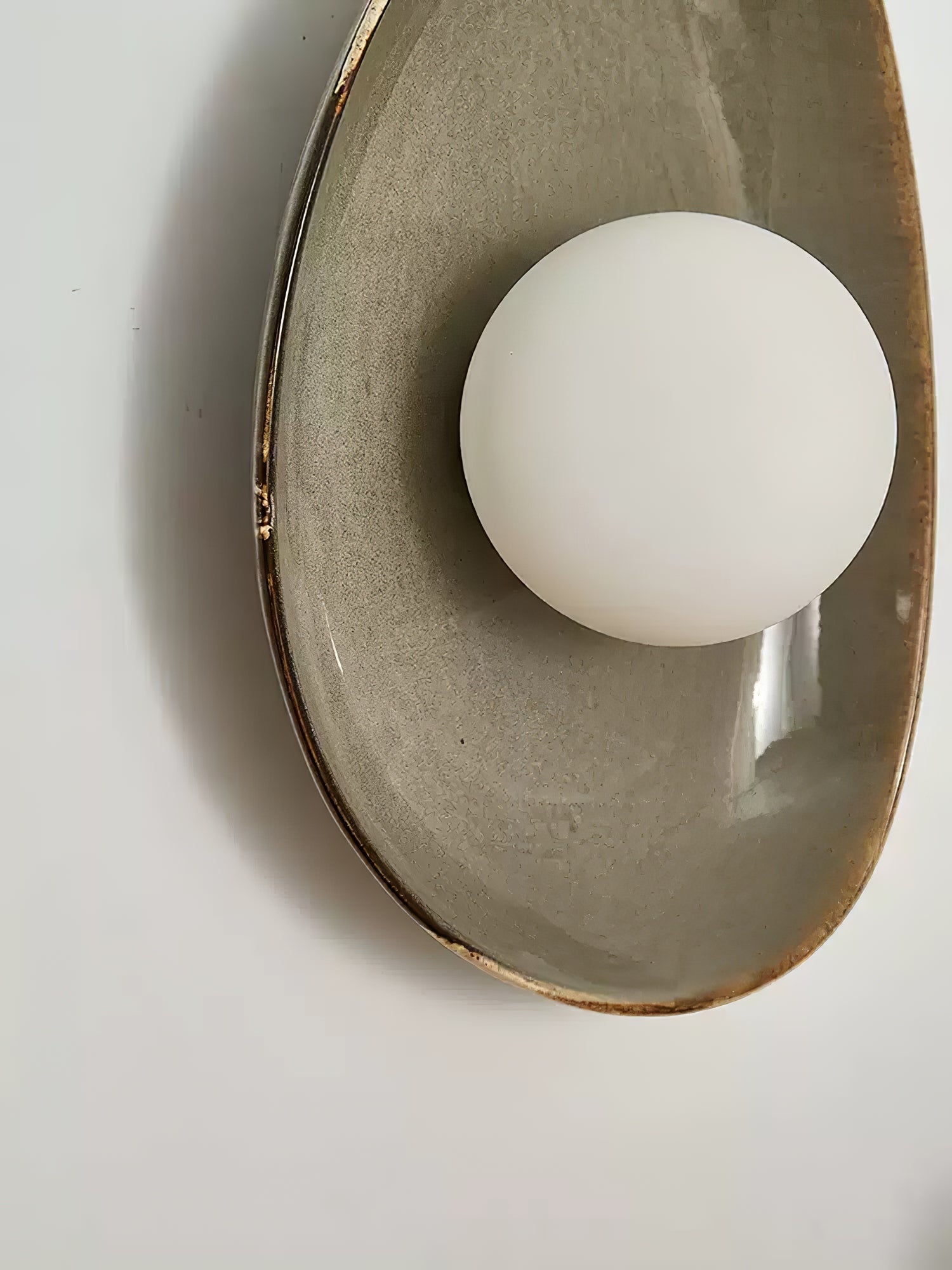 Ertalila Elegance Pebble Disc Ceramics Wall Light - Letslighting