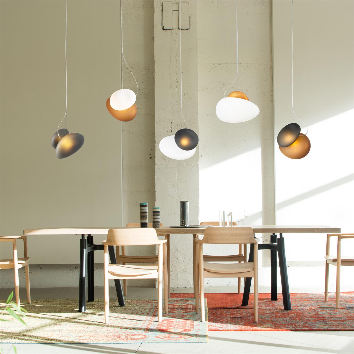 Eclipse Frosted Glass Pendant Light - Letslighting
