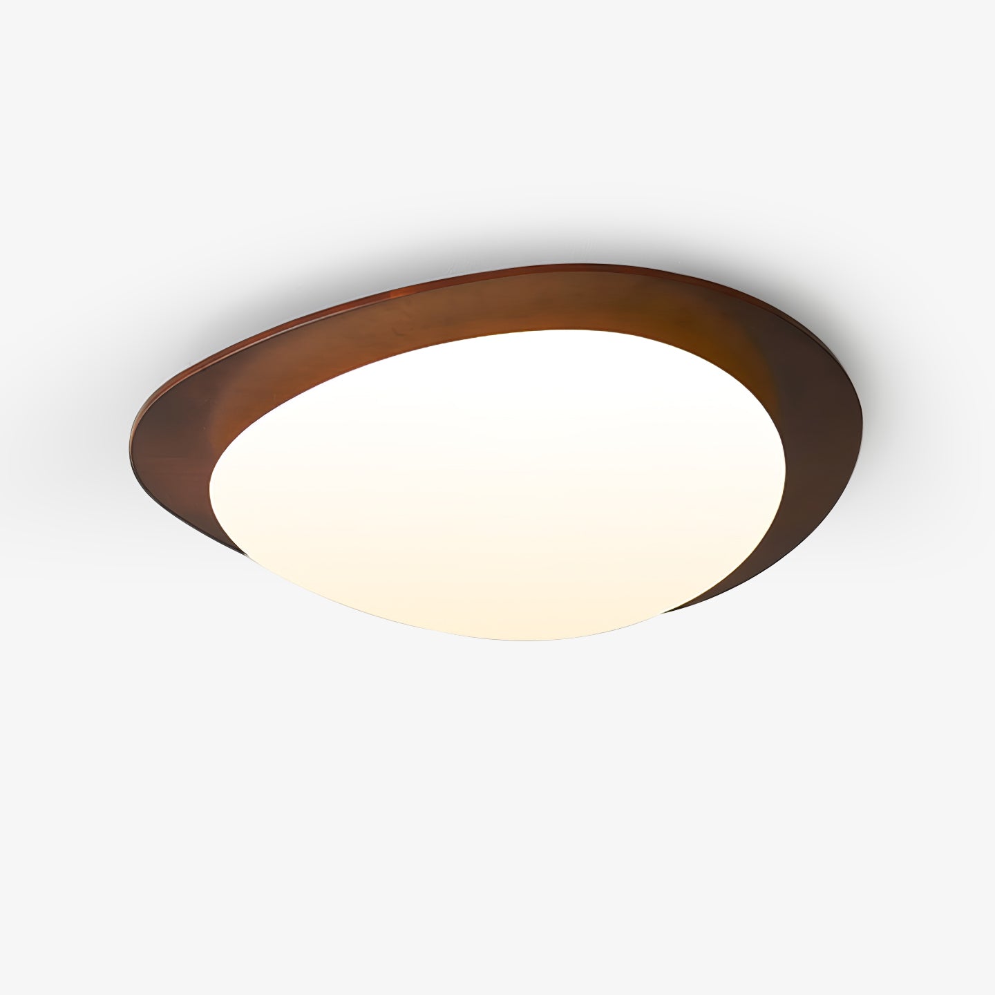 Lustra Ceiling Light Wooden Walnut Pebble - Letslighting