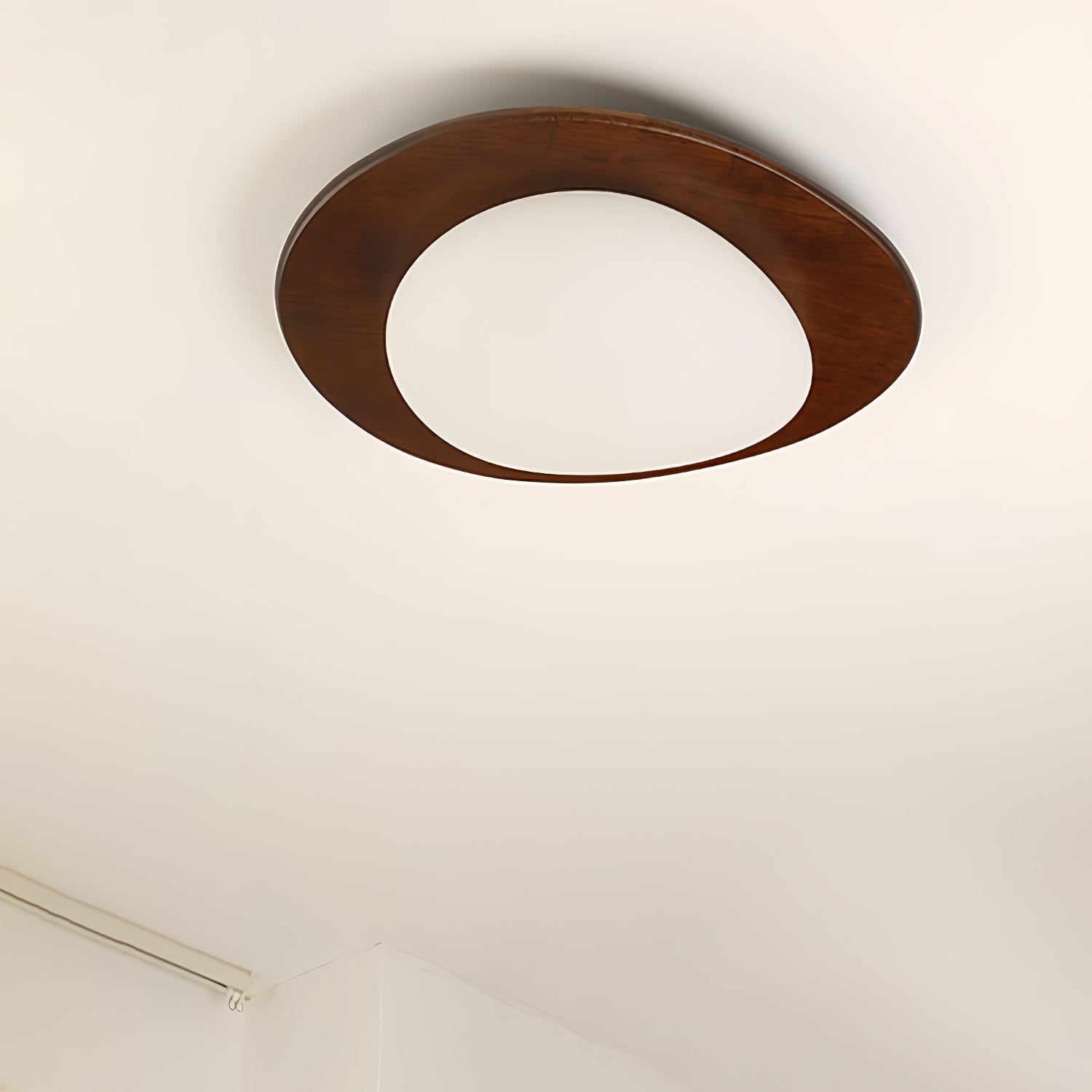 Lustra Ceiling Light Wooden Walnut Pebble - Letslighting
