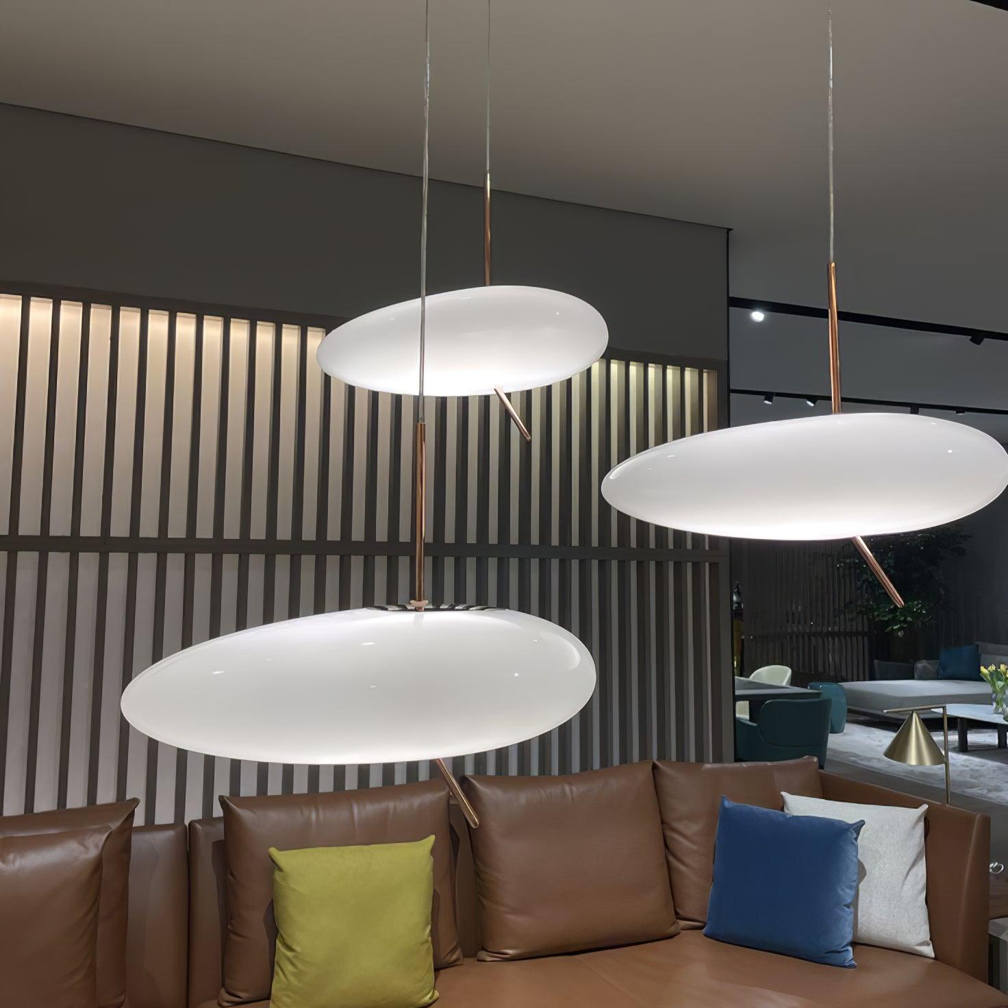 Valentina Rose Gold Pebble Pendant Light - Letslighting