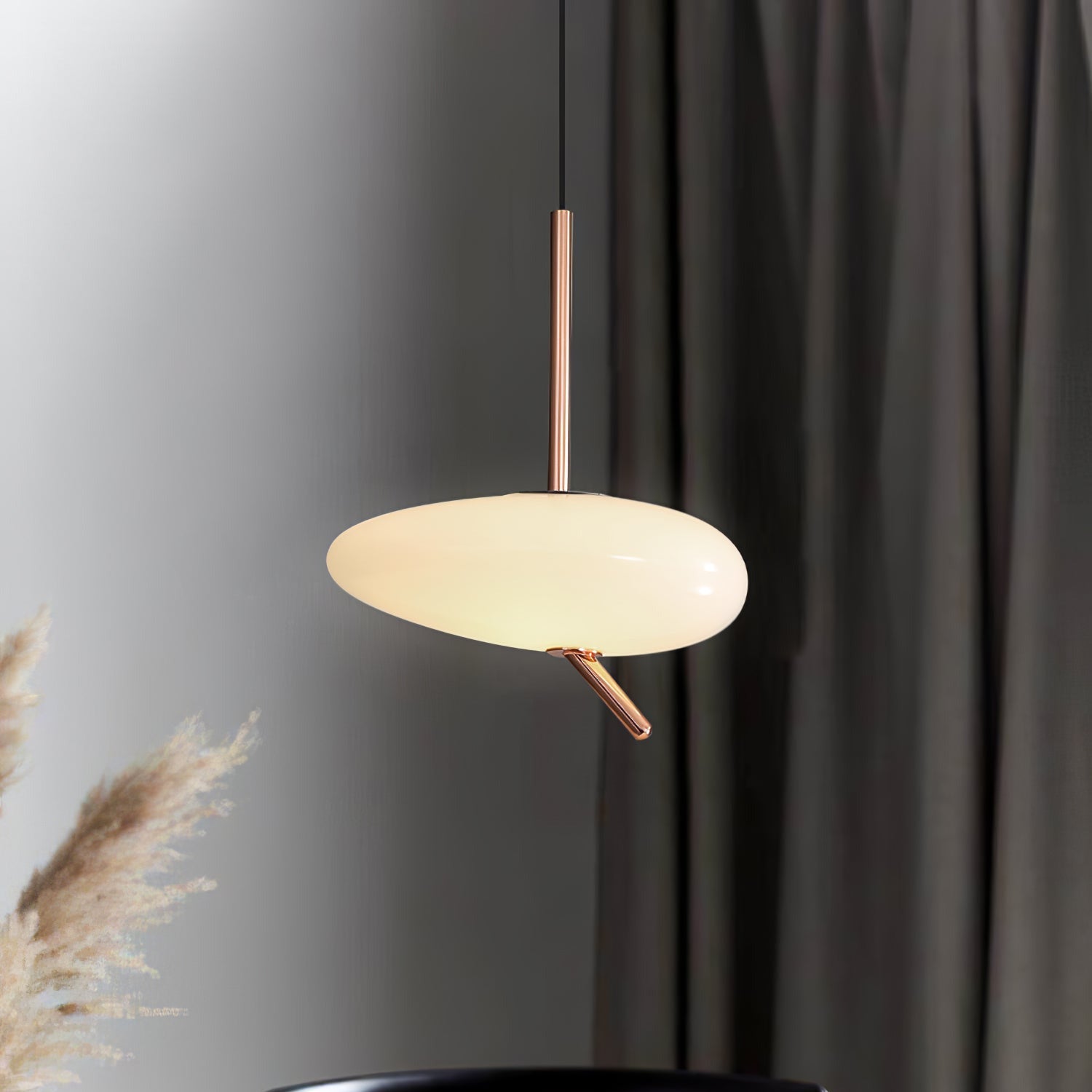 Valentina Rose Gold Pebble Pendant Light - Letslighting