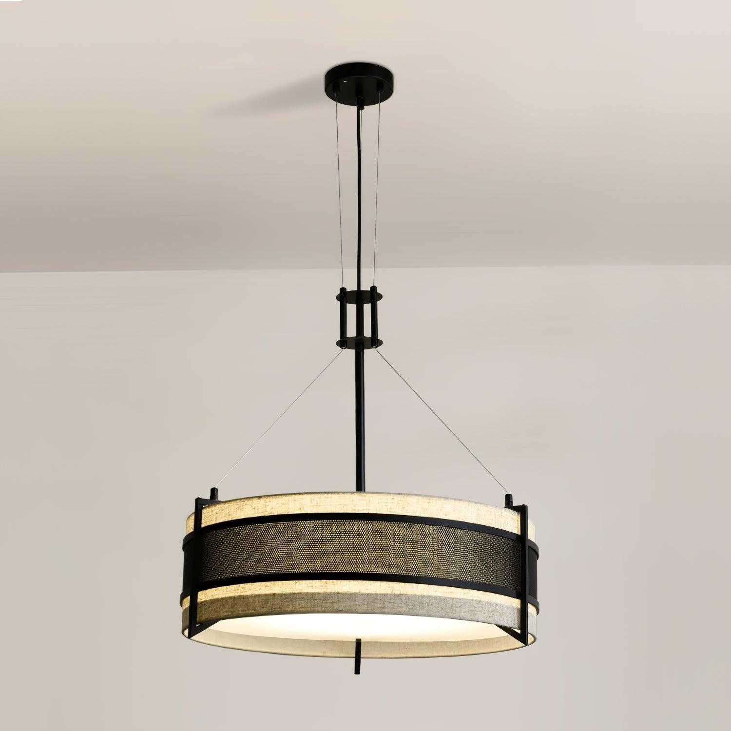 Lustra Chandelier Pedesina Black Mesh LED - Letslighting