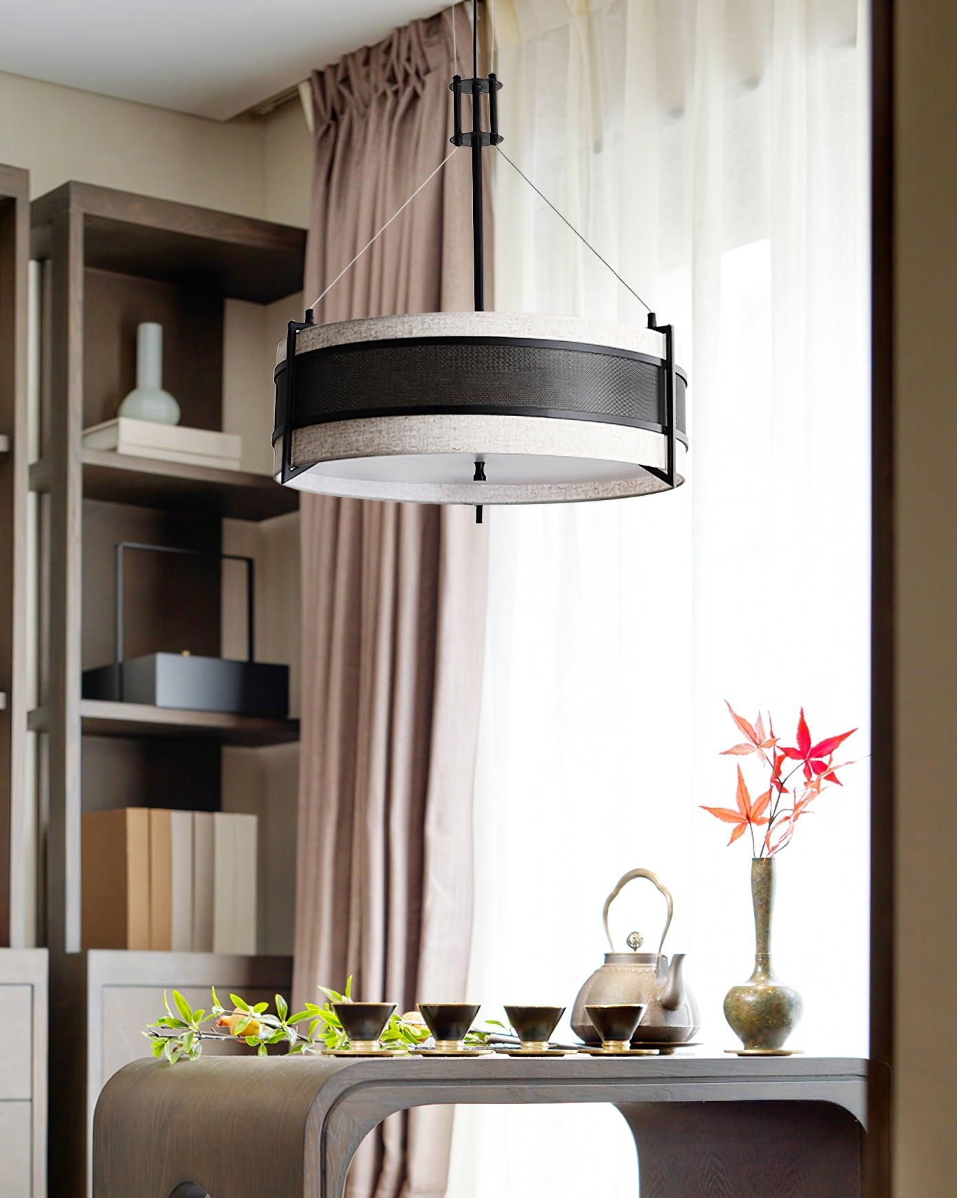 Lustra Chandelier Pedesina Black Mesh LED - Letslighting