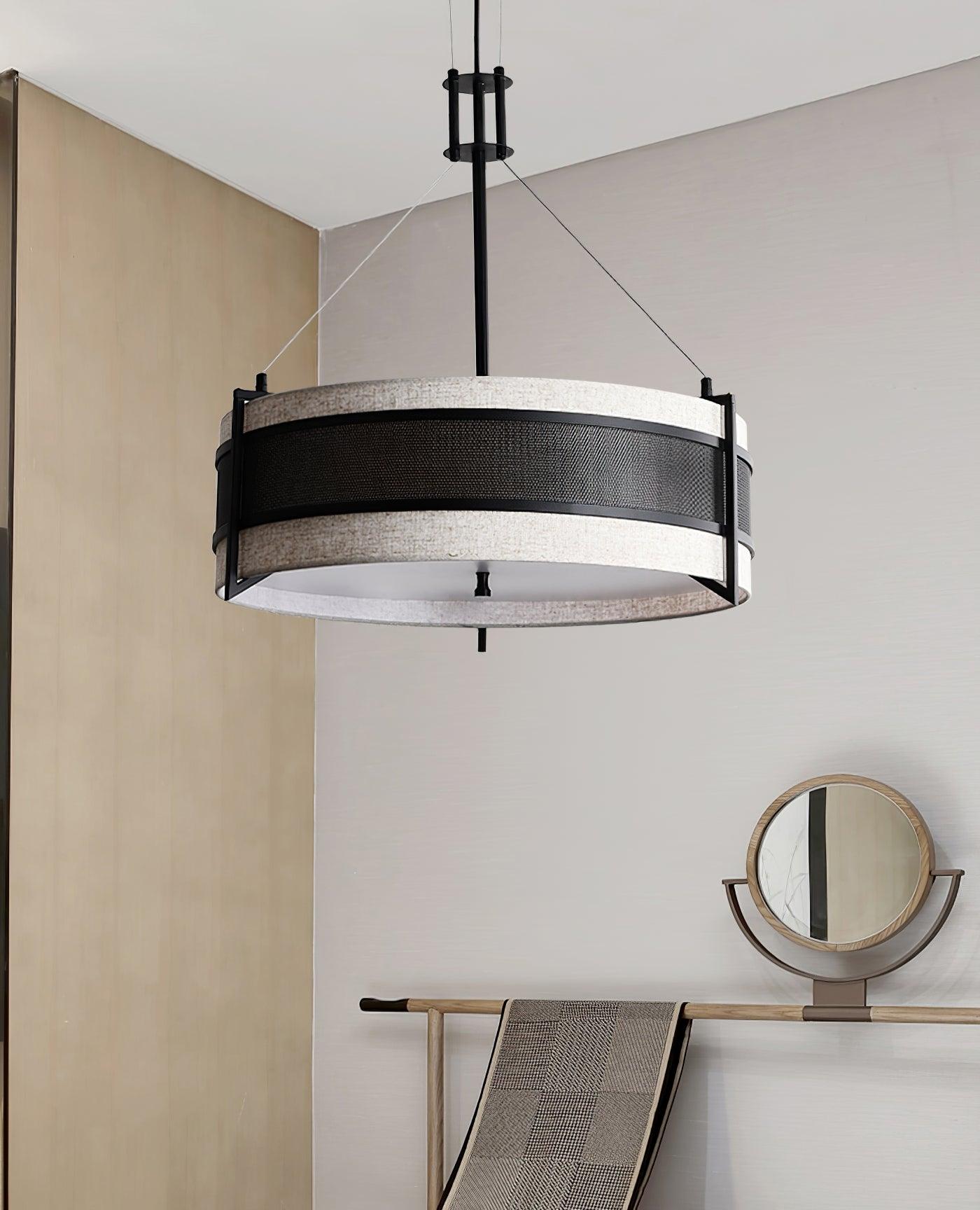 Lustra Chandelier Pedesina Black Mesh LED - Letslighting