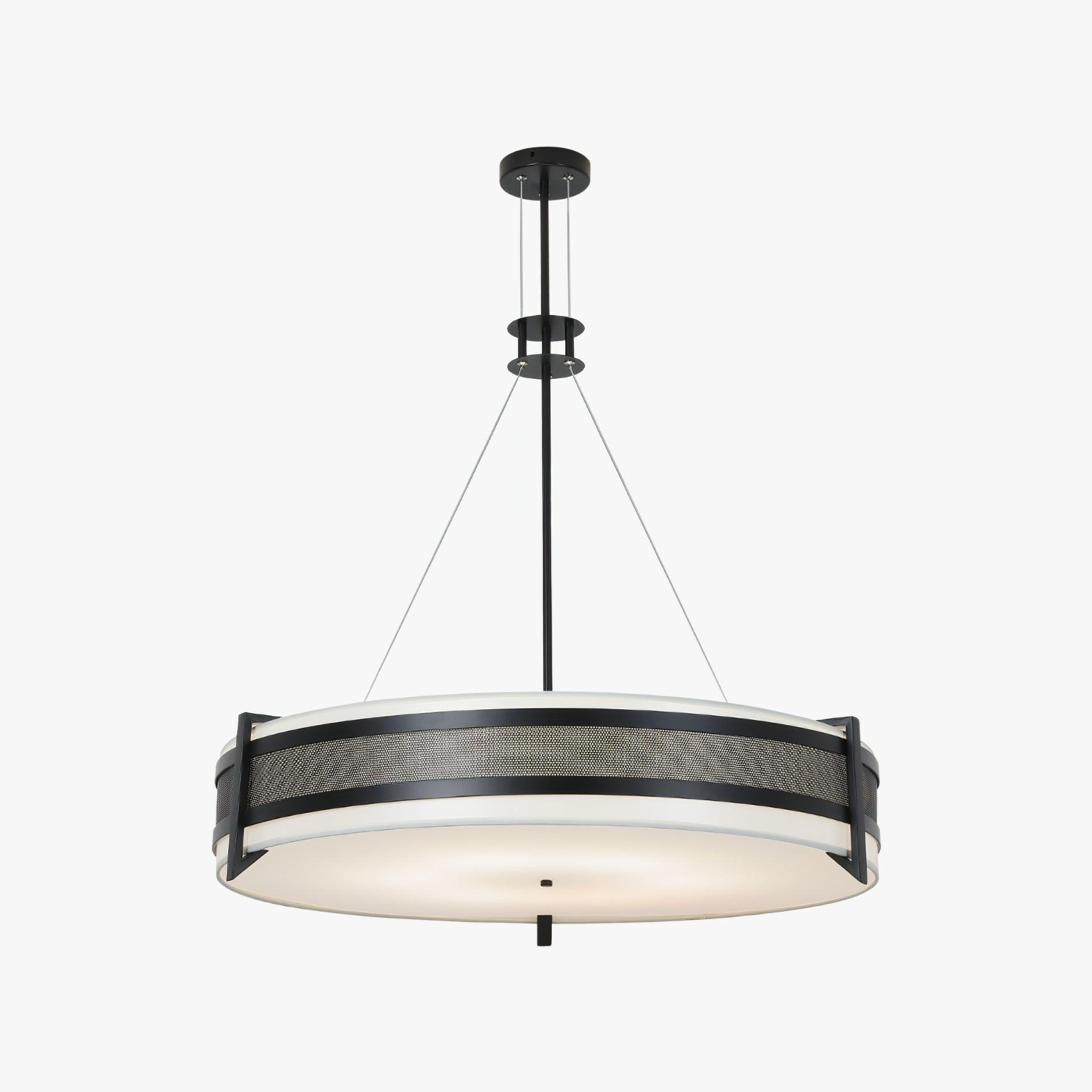 Lustra Chandelier Pedesina Black Mesh LED - Letslighting