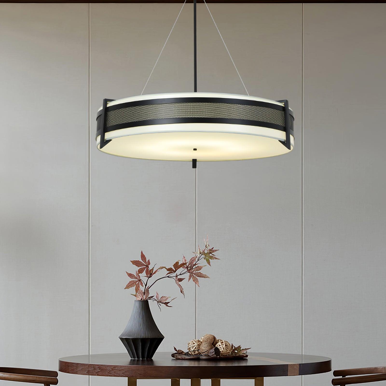 Lustra Chandelier Pedesina Black Mesh LED - Letslighting
