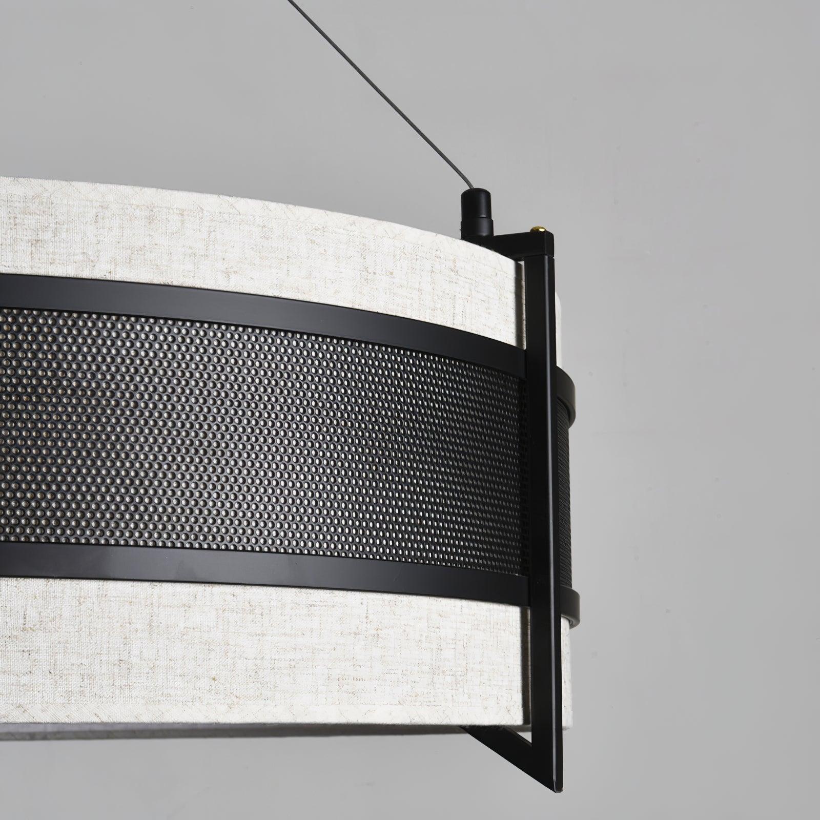 Lustra Chandelier Pedesina Black Mesh LED - Letslighting