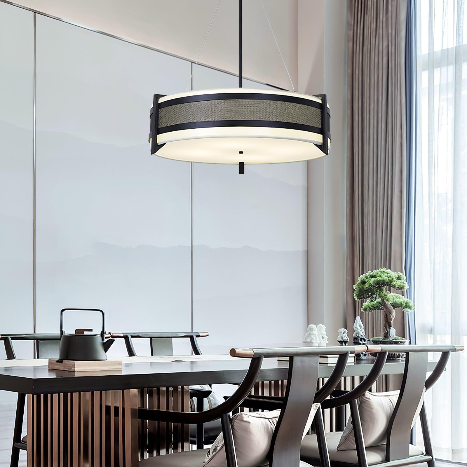 Lustra Chandelier Pedesina Black Mesh LED - Letslighting