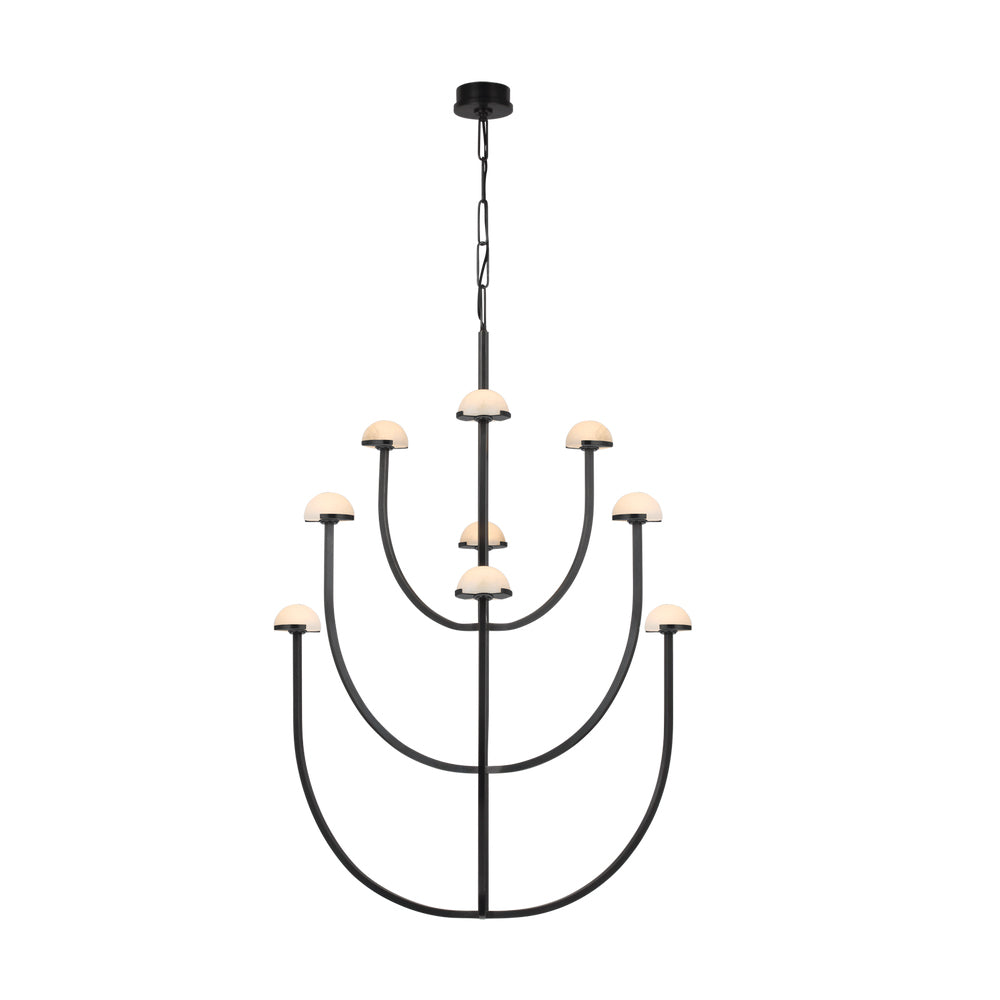 Pedra Chandelier Minimalist Arc Geometry - Letslighting