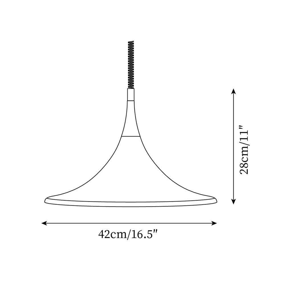 Peill Pendant Lamp Trumpet Textured - Letslighting