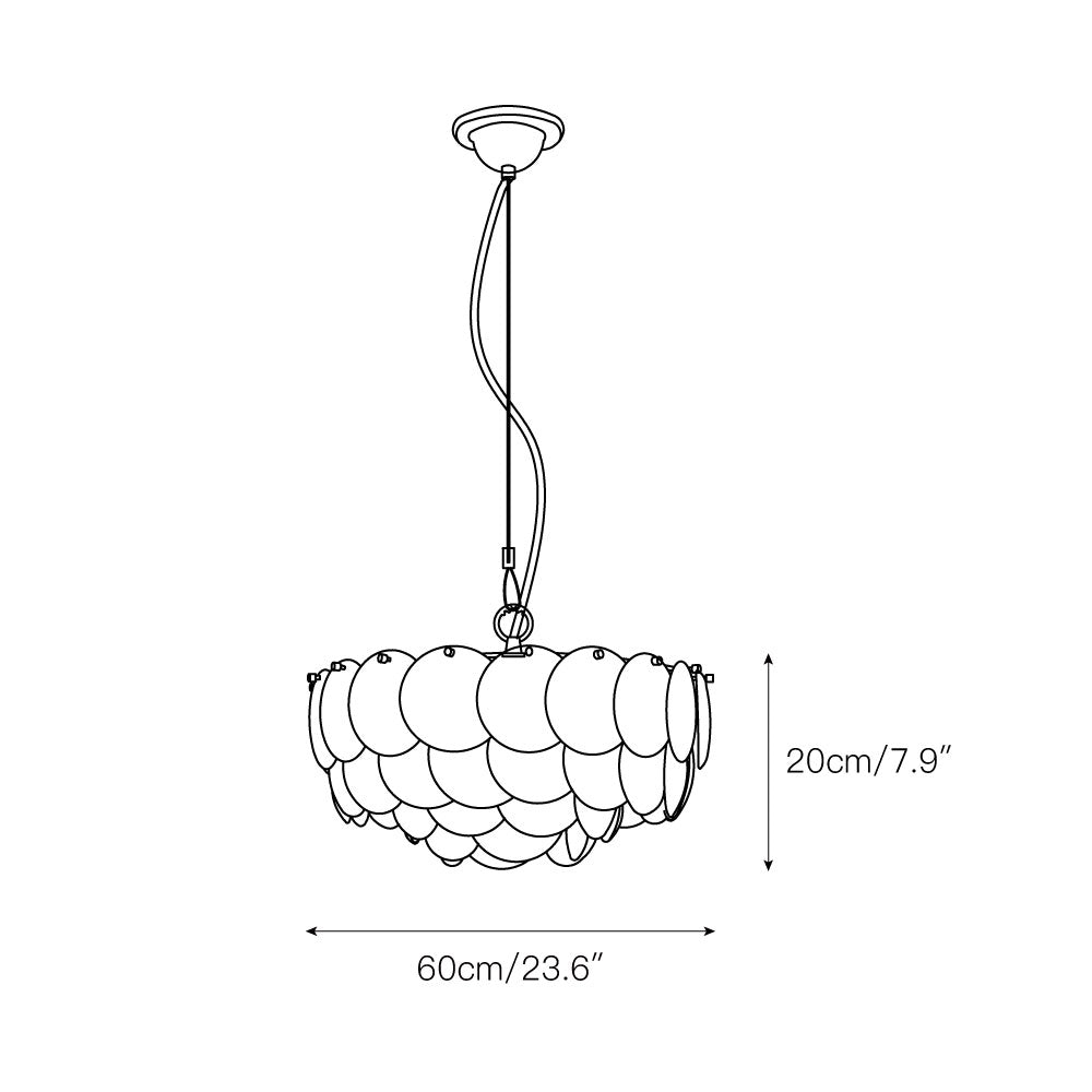 Coshael Postmodern Luxury Ceramic Chandelier - Letslighting