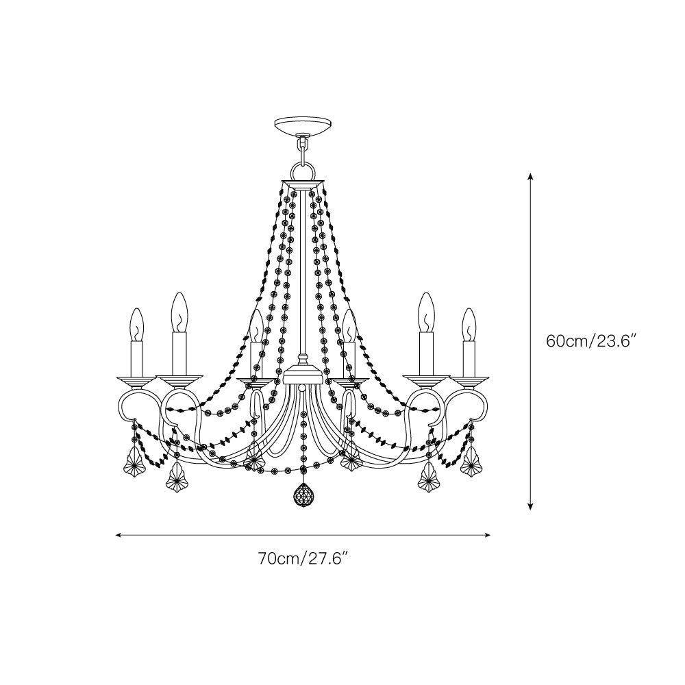 Mysorarae Postmodern Luxury Brass Crystal Chandelier - Letslighting