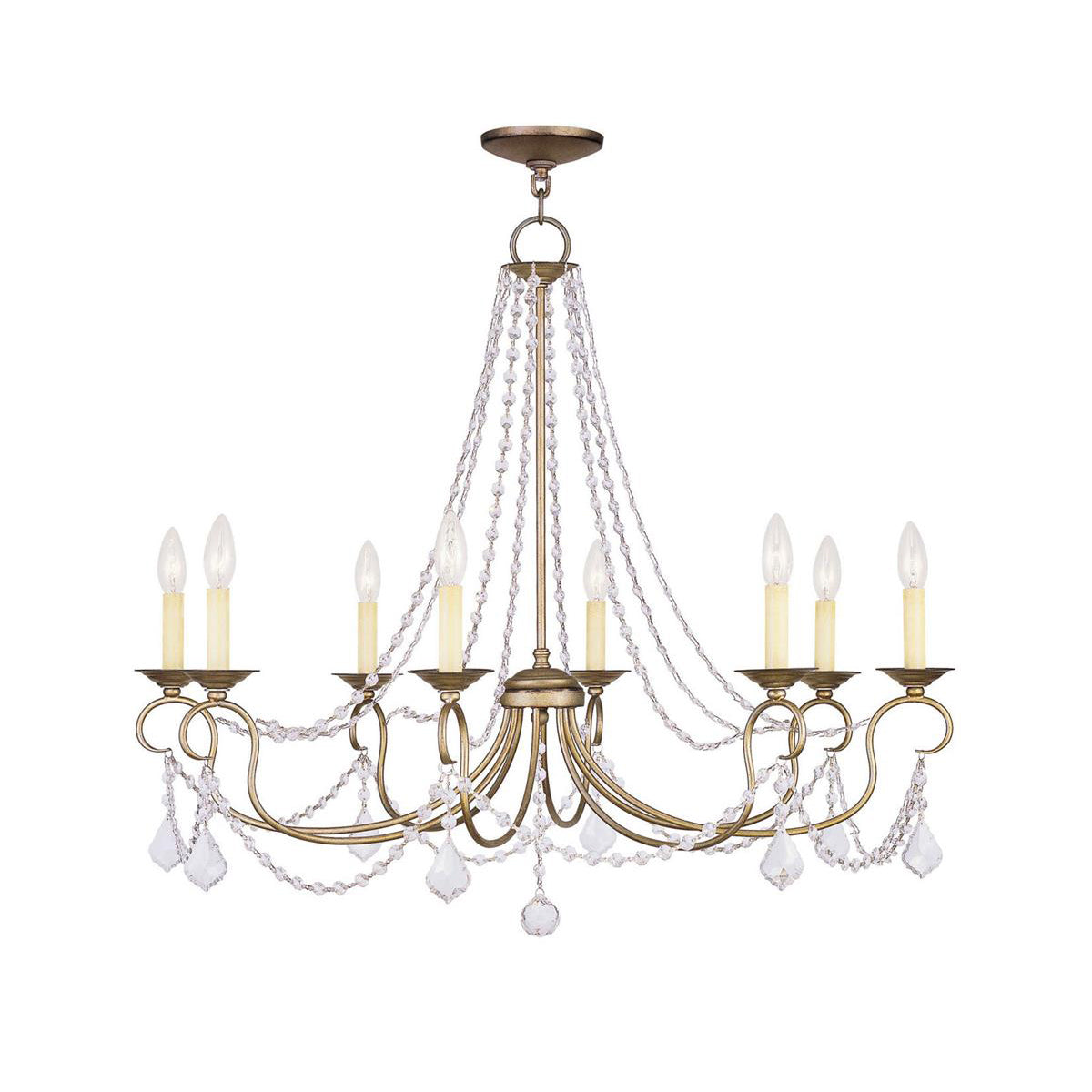 Mysorarae Postmodern Luxury Brass Crystal Chandelier - Letslighting
