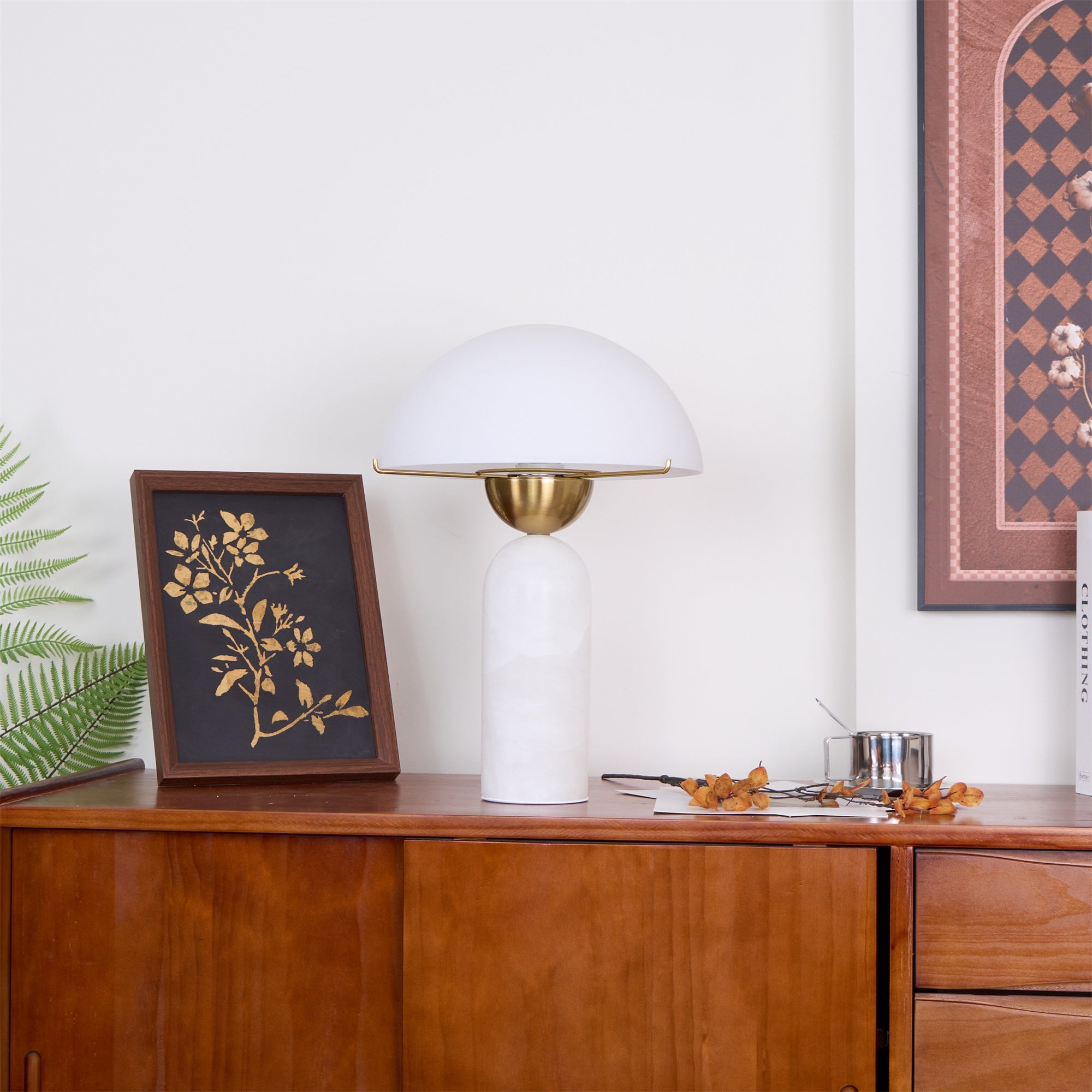 Veviniel Alabaster Table Lamp - Letslighting