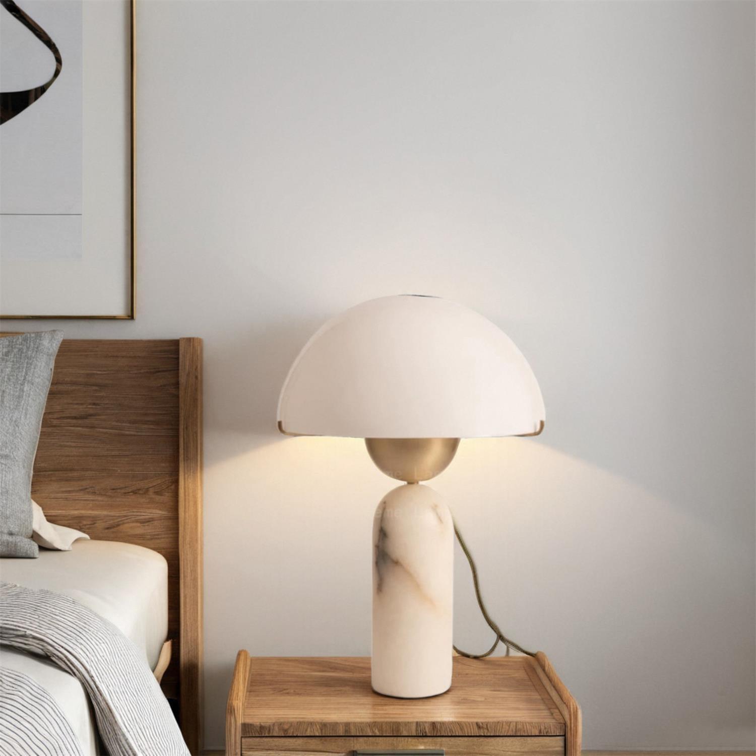 Veviniel Alabaster Table Lamp - Letslighting