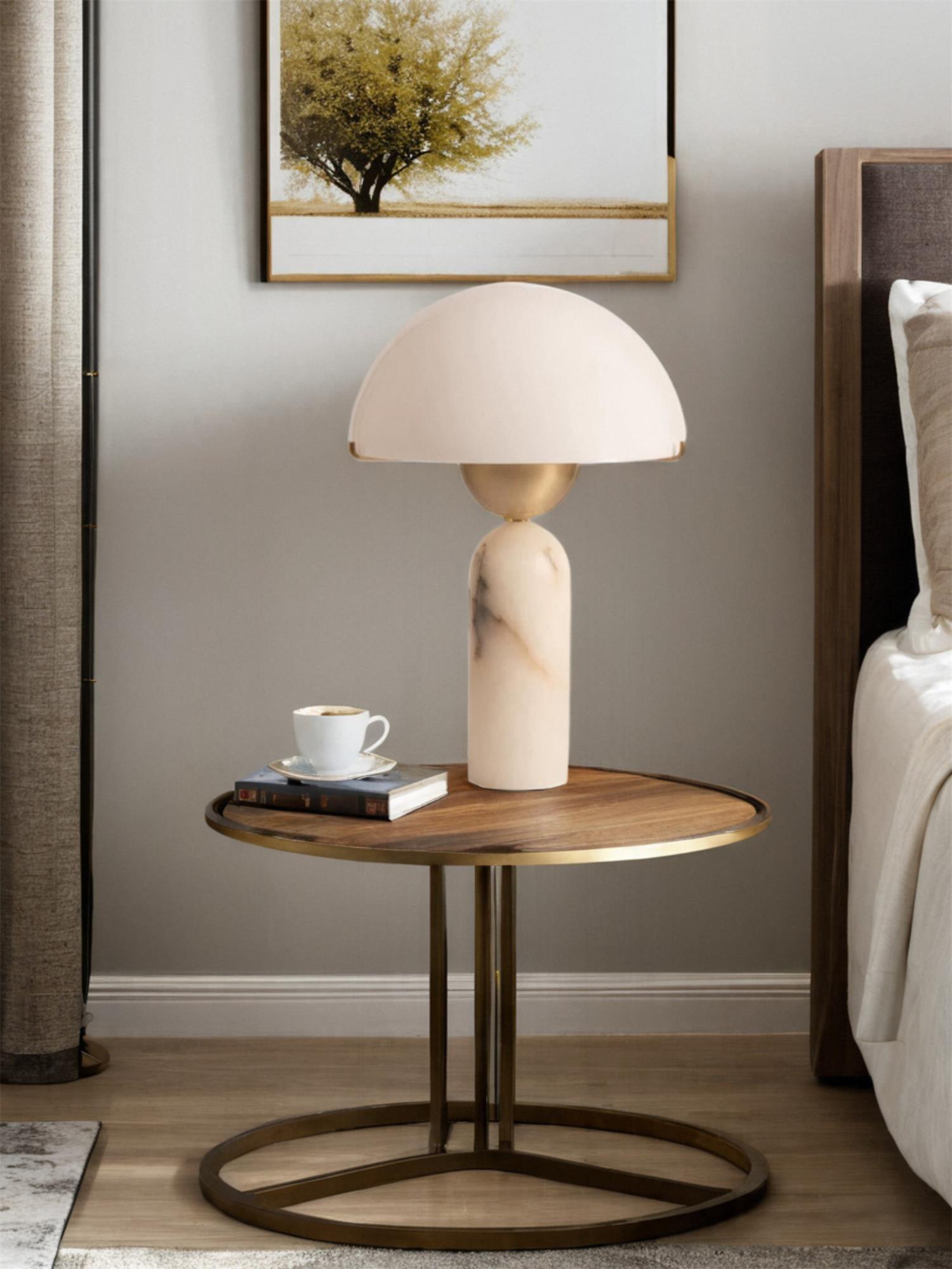 Veviniel Alabaster Table Lamp - Letslighting