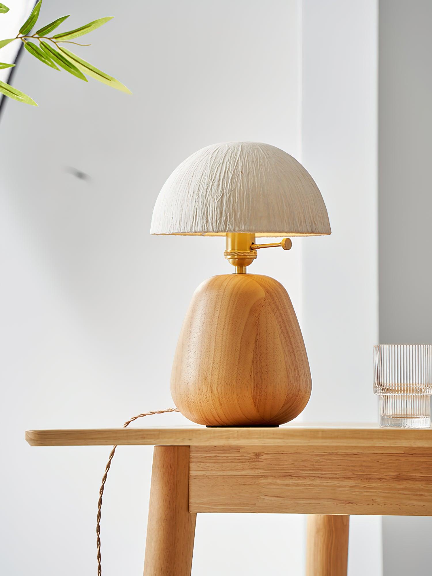 Tilia Organic Wood Table Lamp - Letslighting
