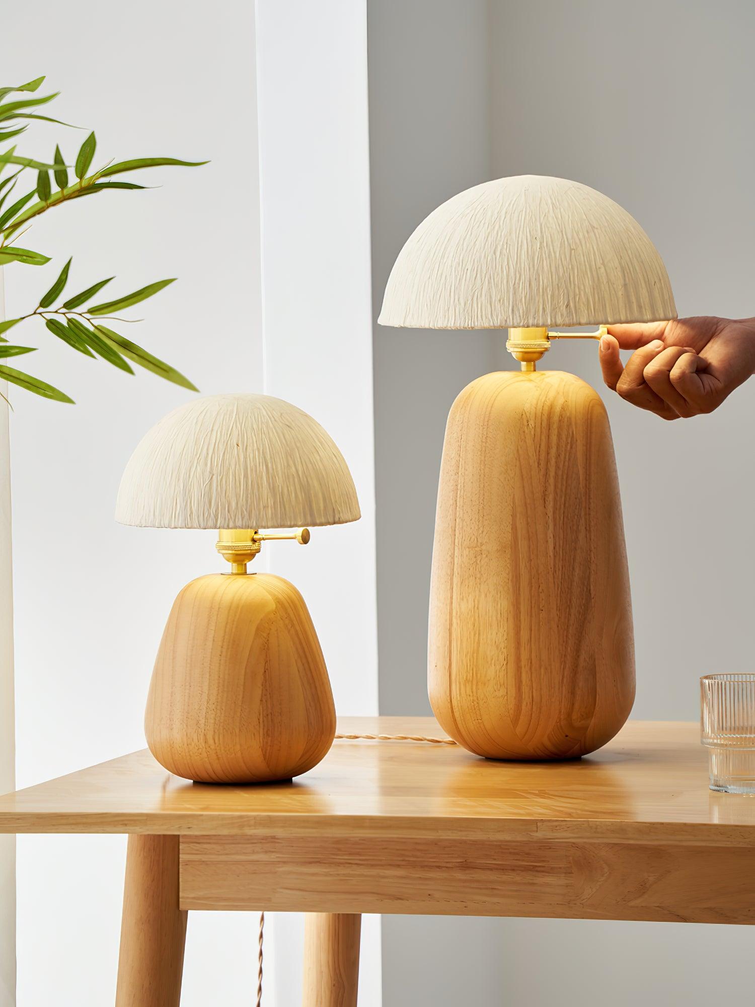 Tilia Organic Wood Table Lamp - Letslighting