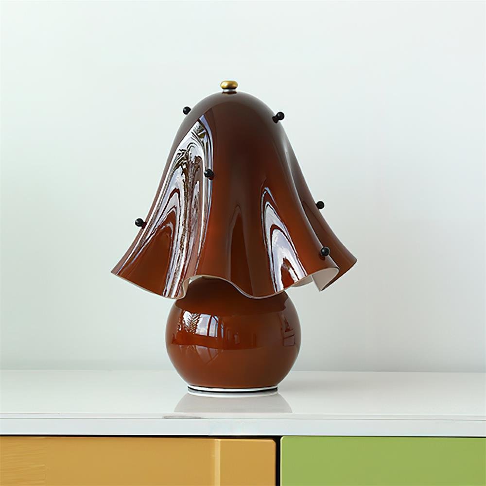 Petalia Modern Metal & Glass Table Light