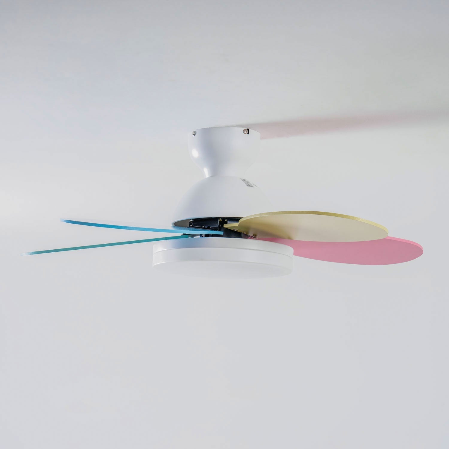 Liora Colorful Glass Kids Ceiling Fan Light - Letslighting