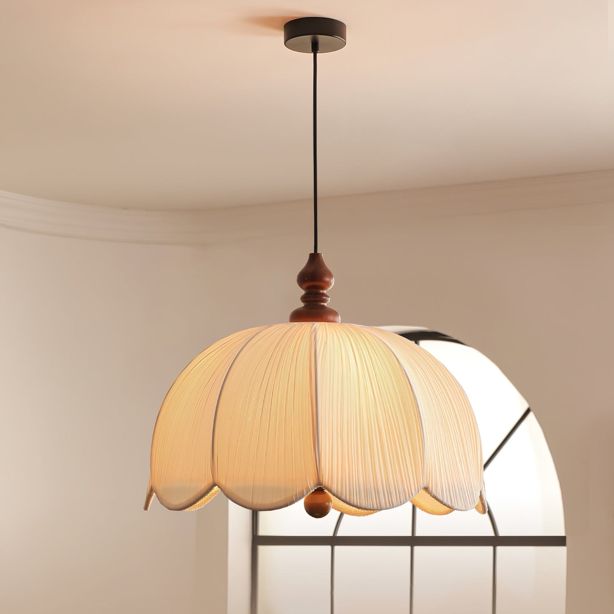 Petalora Modern Fabric Pendant Light