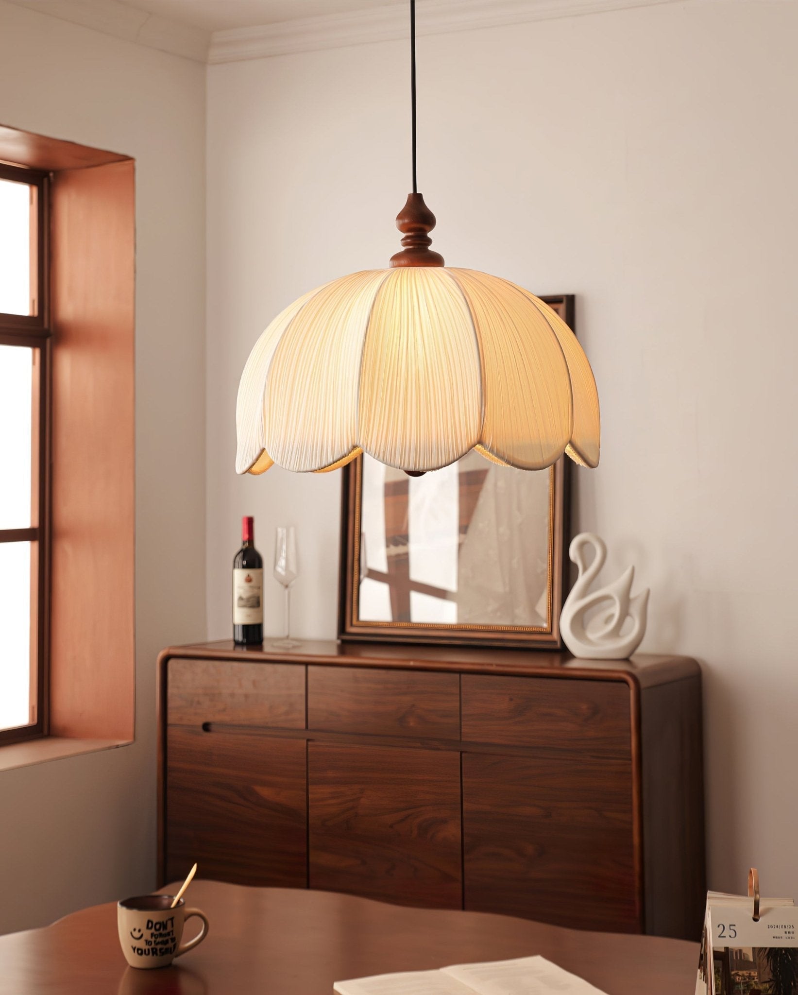 Petalora Modern Fabric Pendant Light