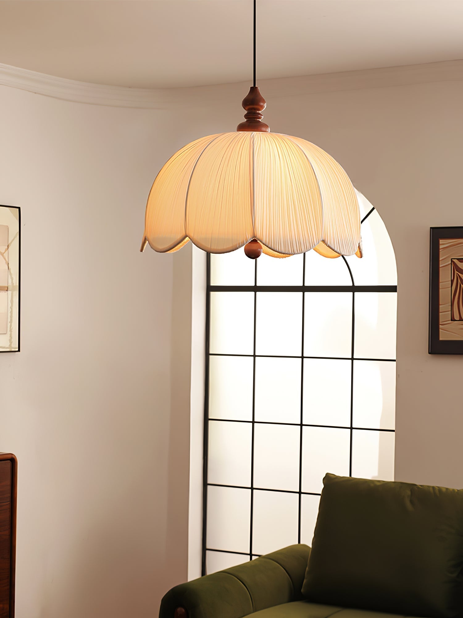 Petalora Modern Fabric Pendant Light