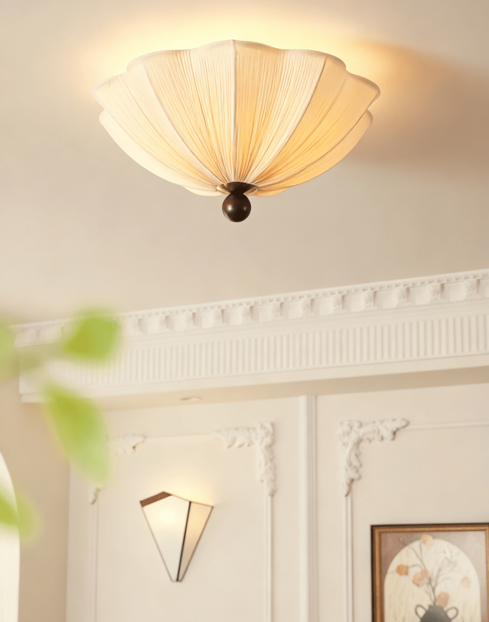 Petals Fabric Ceiling Light - Letslighting