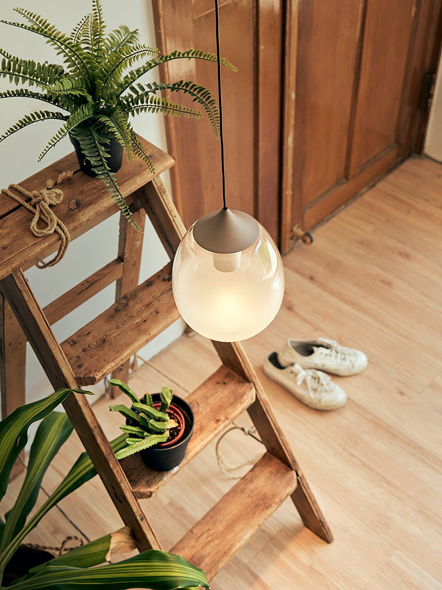 Ovoin Glass Artistic Pendant Light - Letslighting
