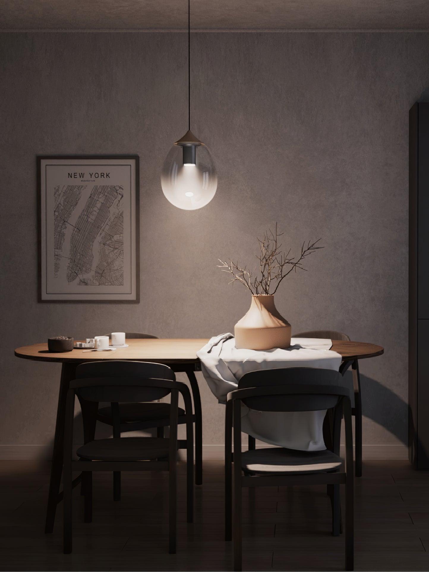 Ovoin Glass Artistic Pendant Light - Letslighting