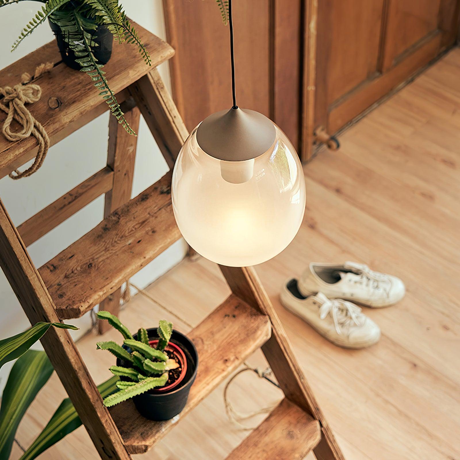 Ovoin Glass Artistic Pendant Light - Letslighting
