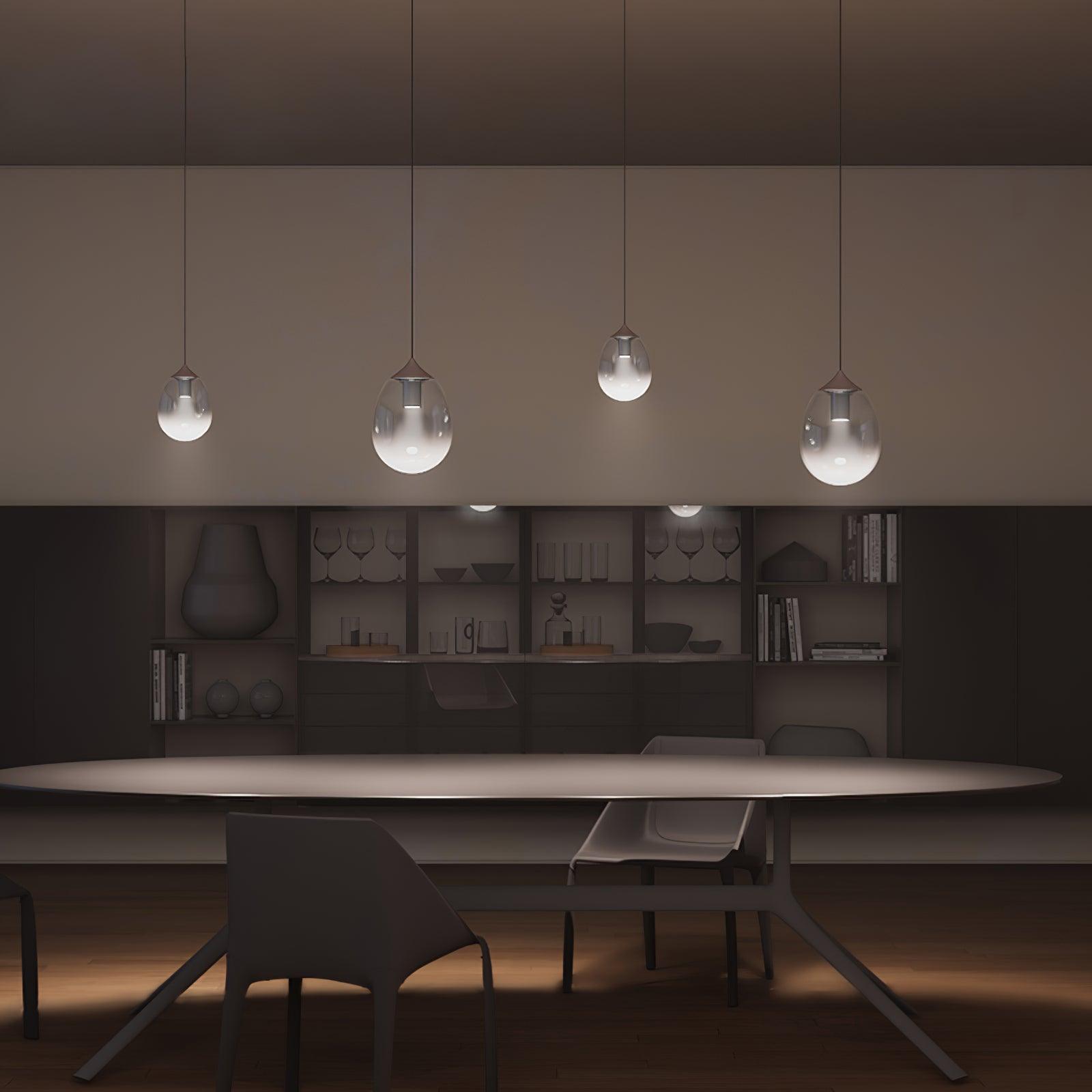 Ovoin Glass Artistic Pendant Light - Letslighting