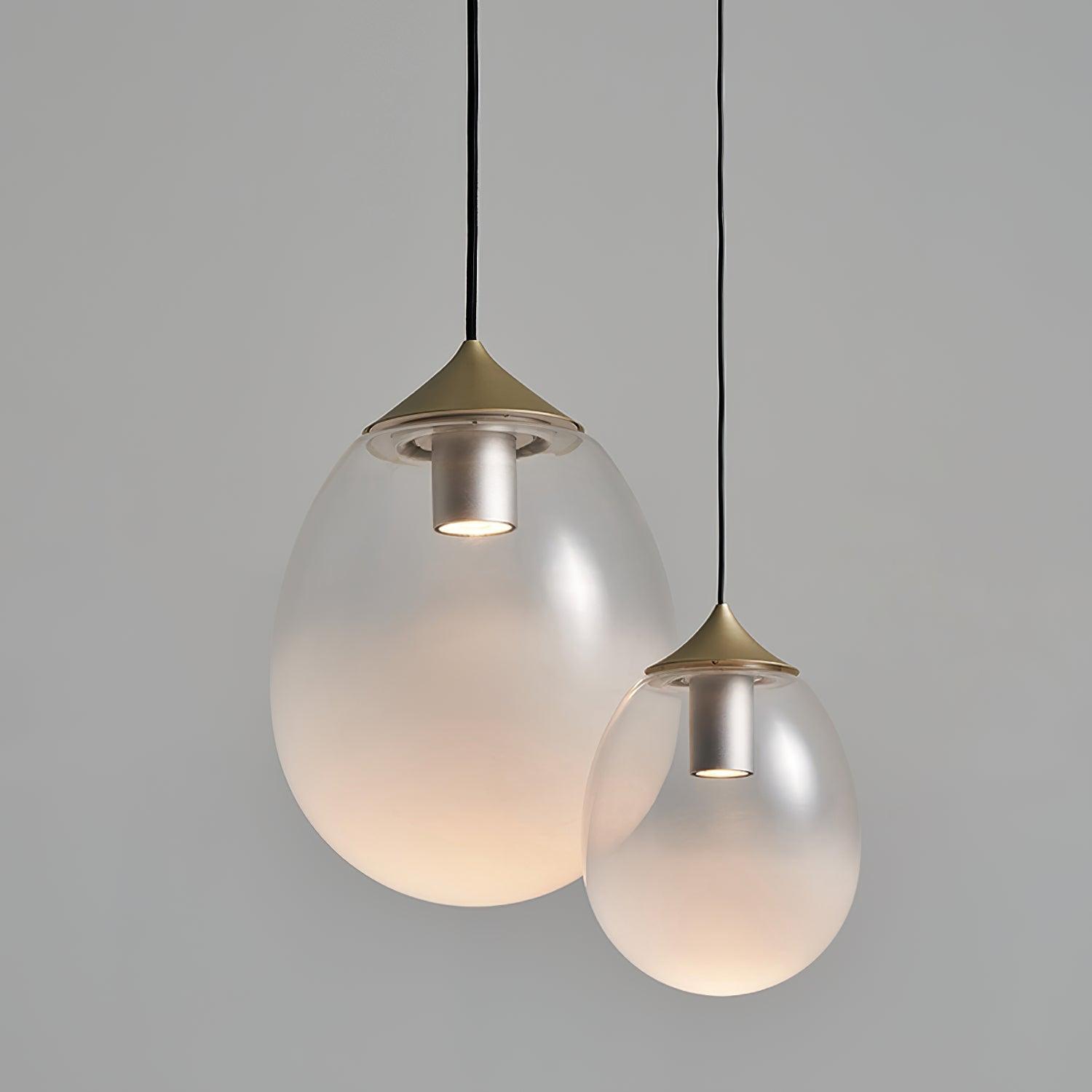 Ovoin Glass Artistic Pendant Light - Letslighting