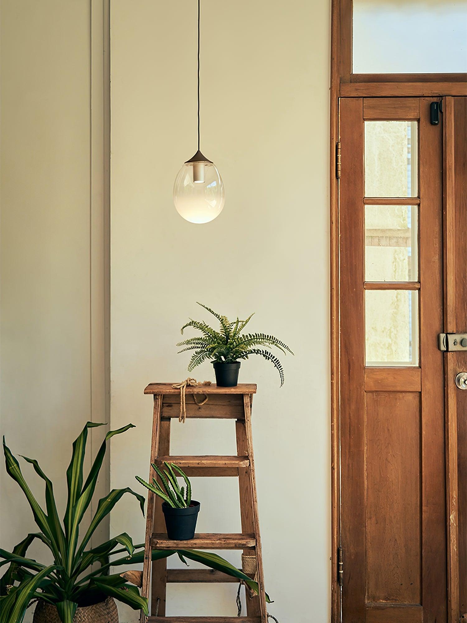 Ovoin Glass Artistic Pendant Light - Letslighting