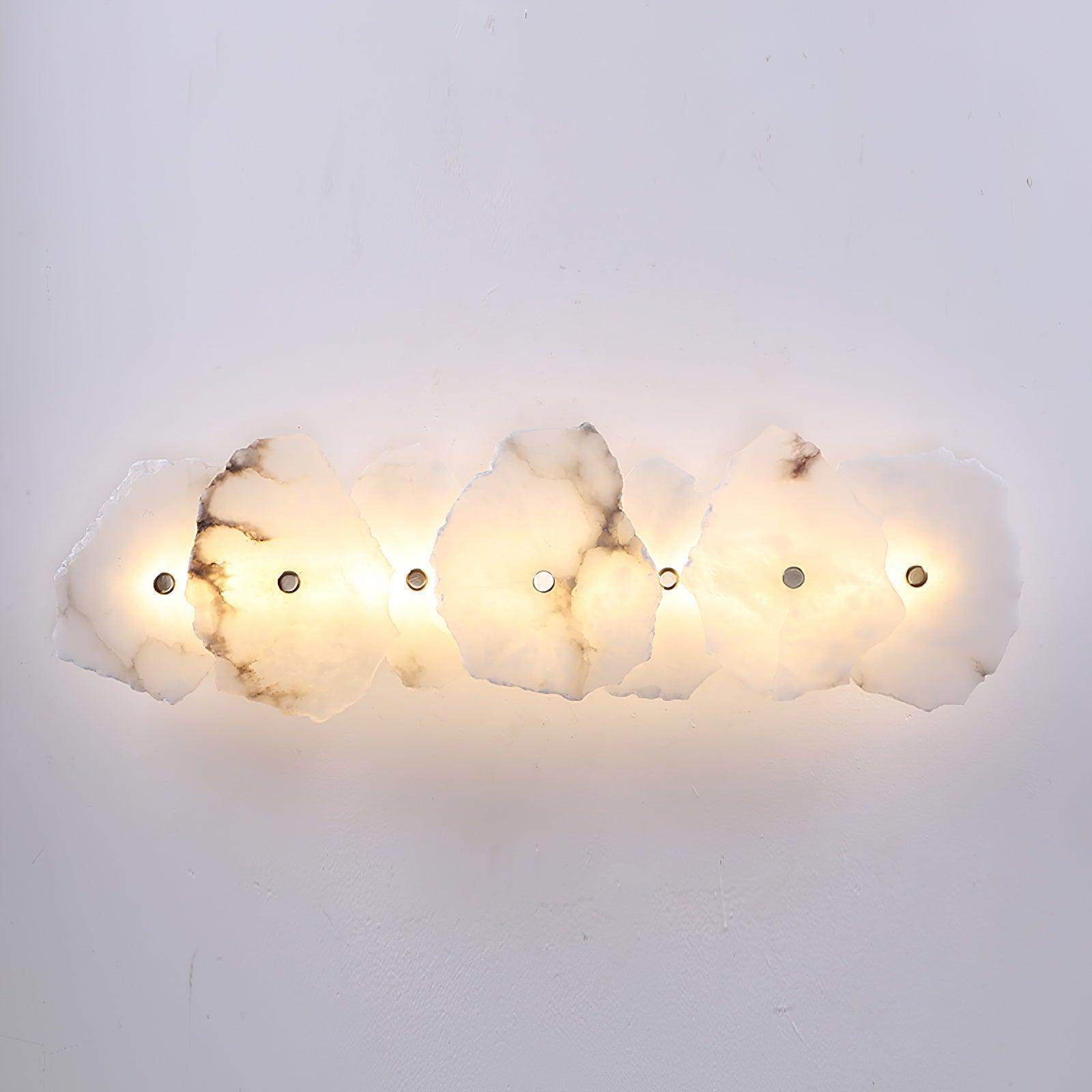 Alaeila Floral Cluster Alabaster Wall Light - Letslighting