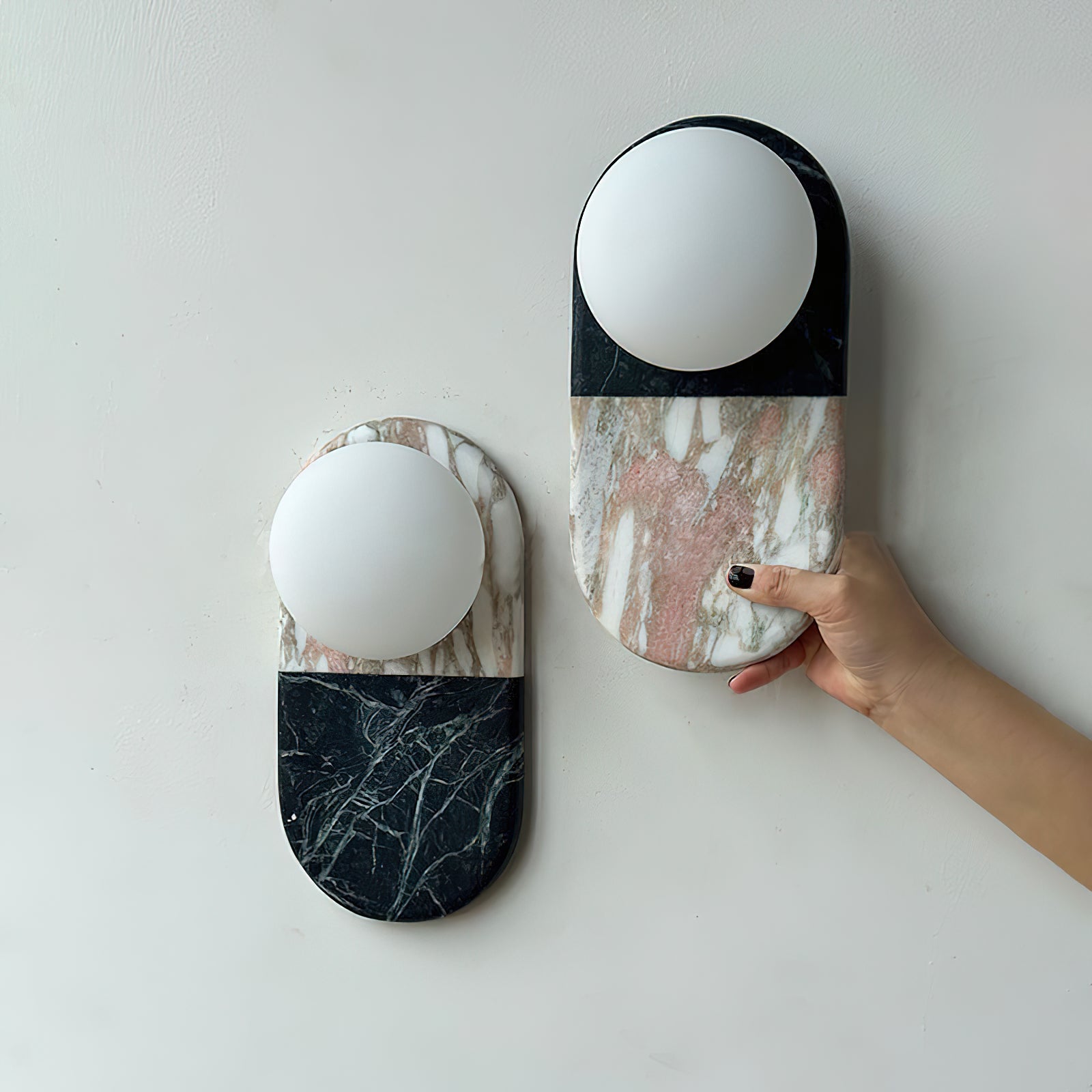 Alvynan Modern Minimalist Marble Sconce Wall Lamp - Letslighting