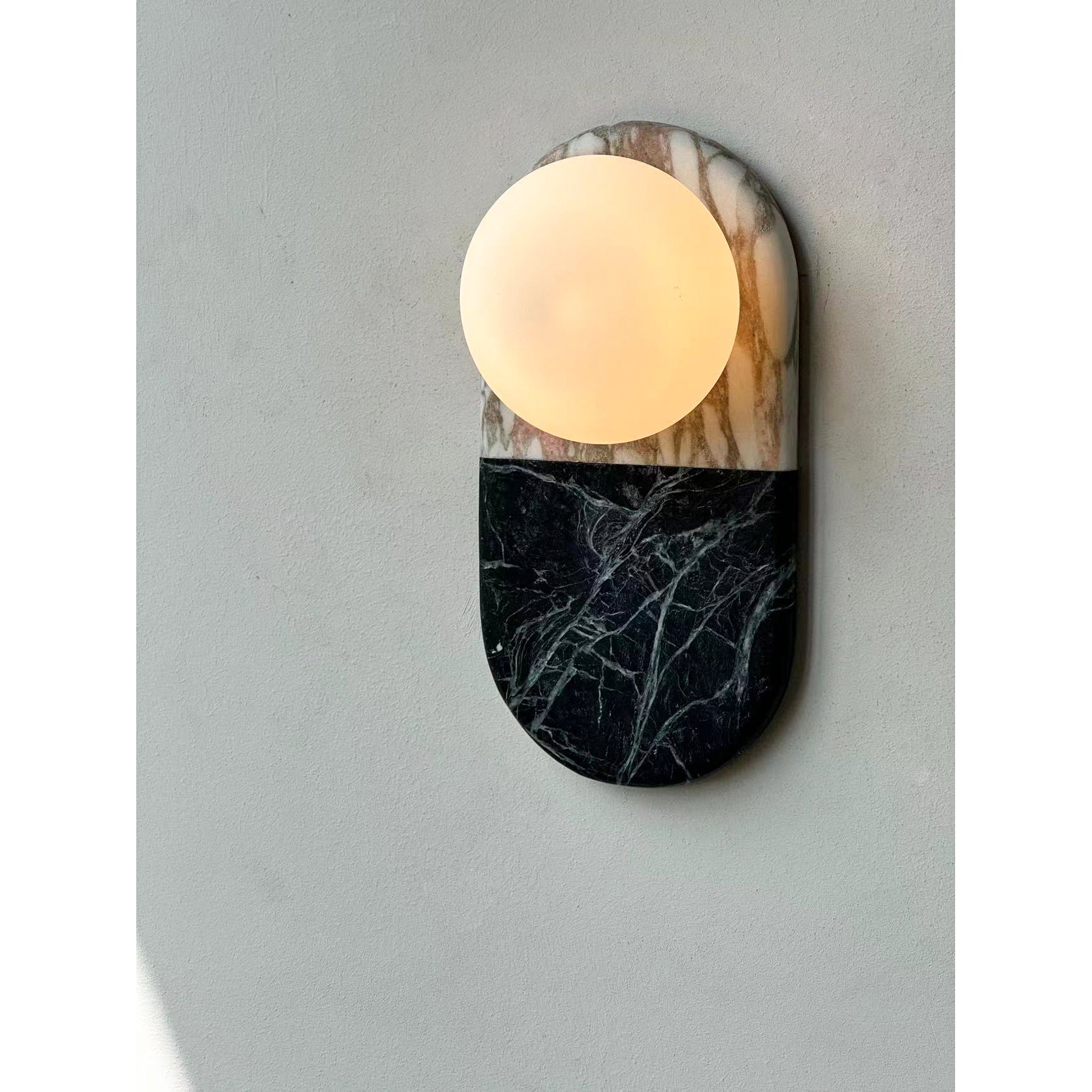 Alvynan Modern Minimalist Marble Sconce Wall Lamp - Letslighting