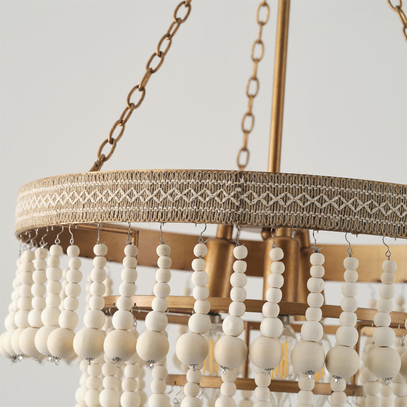 Avrinir Postmodern Luxury Large Wooden Chandelier - Letslighting